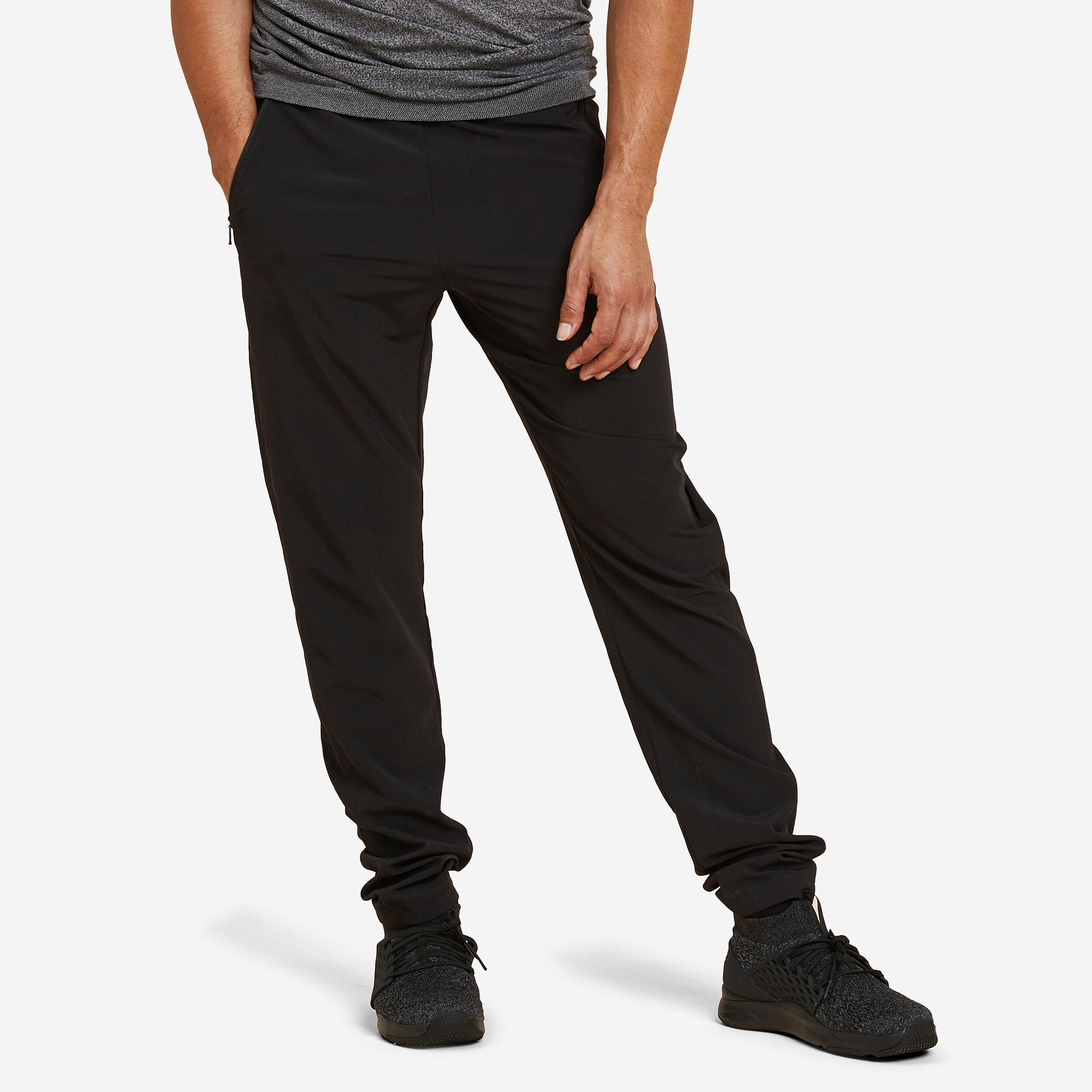 Kimjaly Trainingshose dynamisches Yoga Herren schwarz