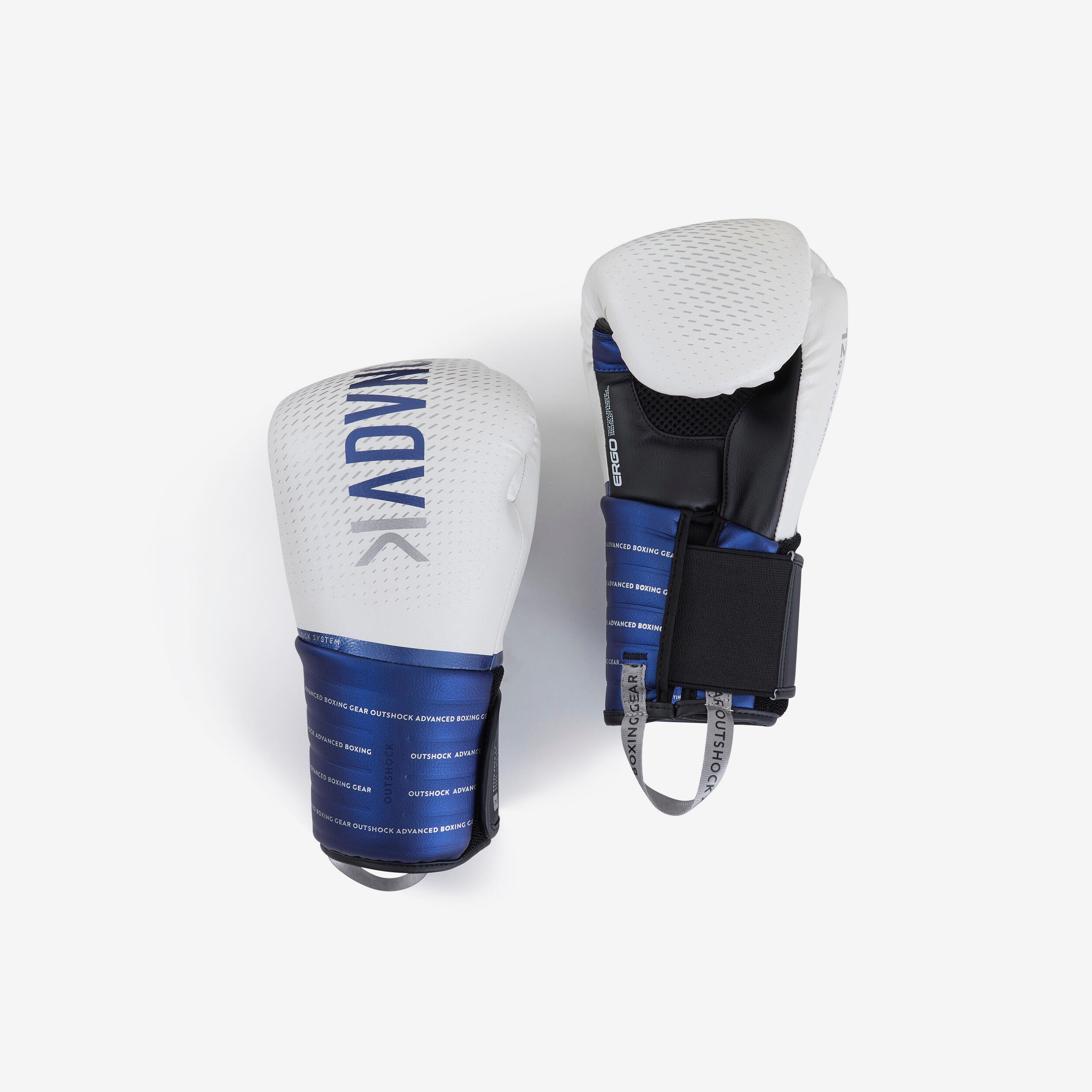 Outshock Boxhandschuhe 500 weiss/blau