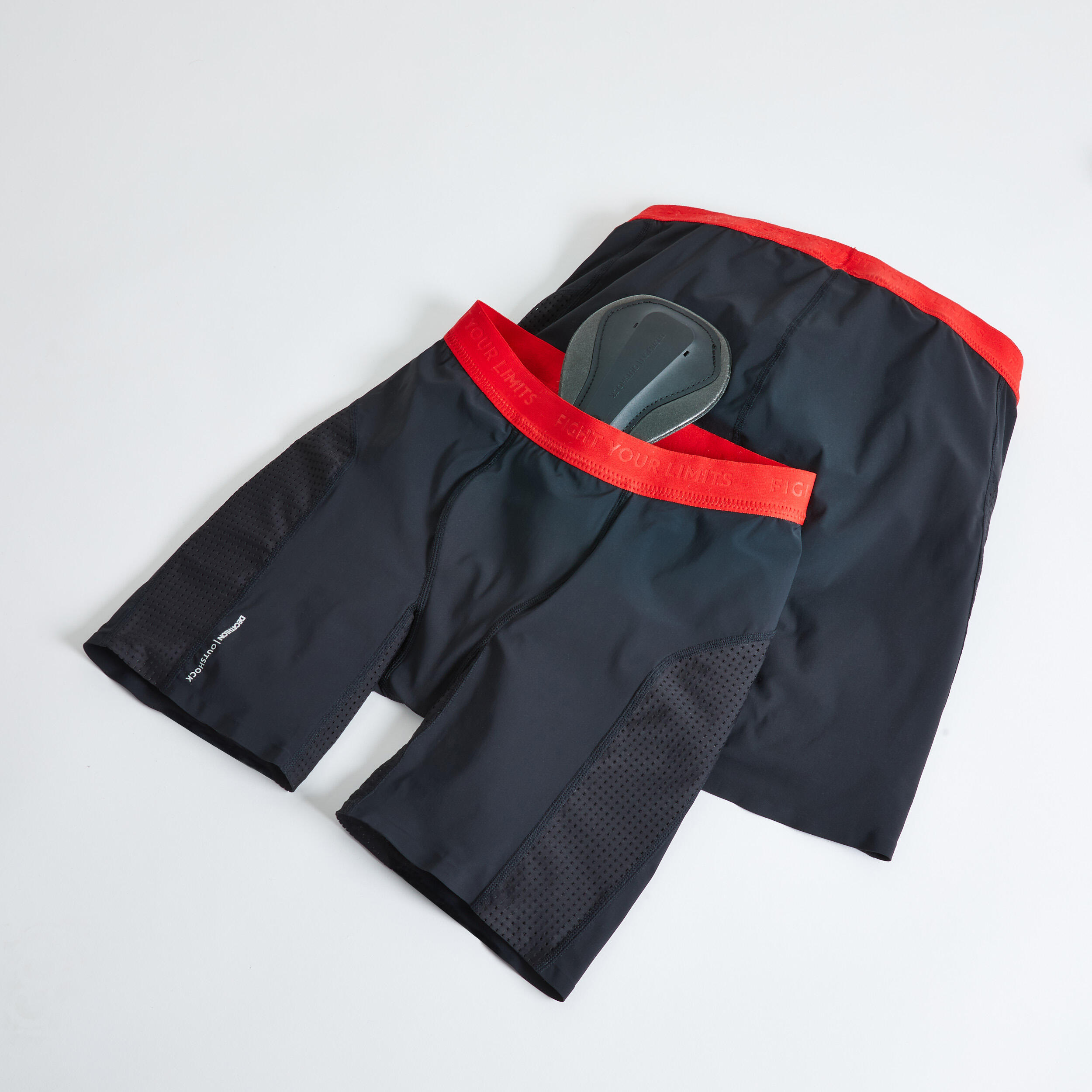 Outshock Shorts mit herausnehmbarem Tiefschutz Damen 500