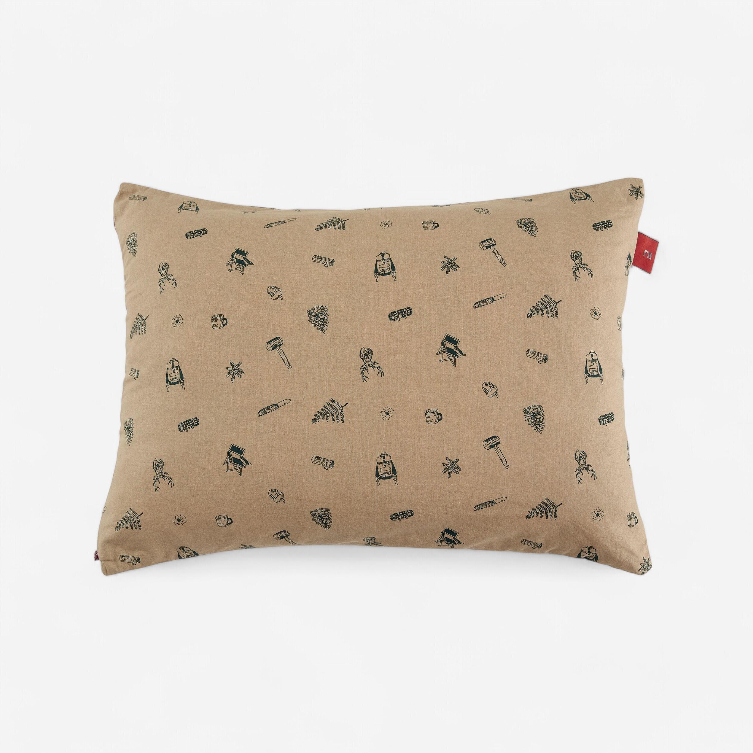 Quechua Kopfkissen Camping Ultim Comfort braun