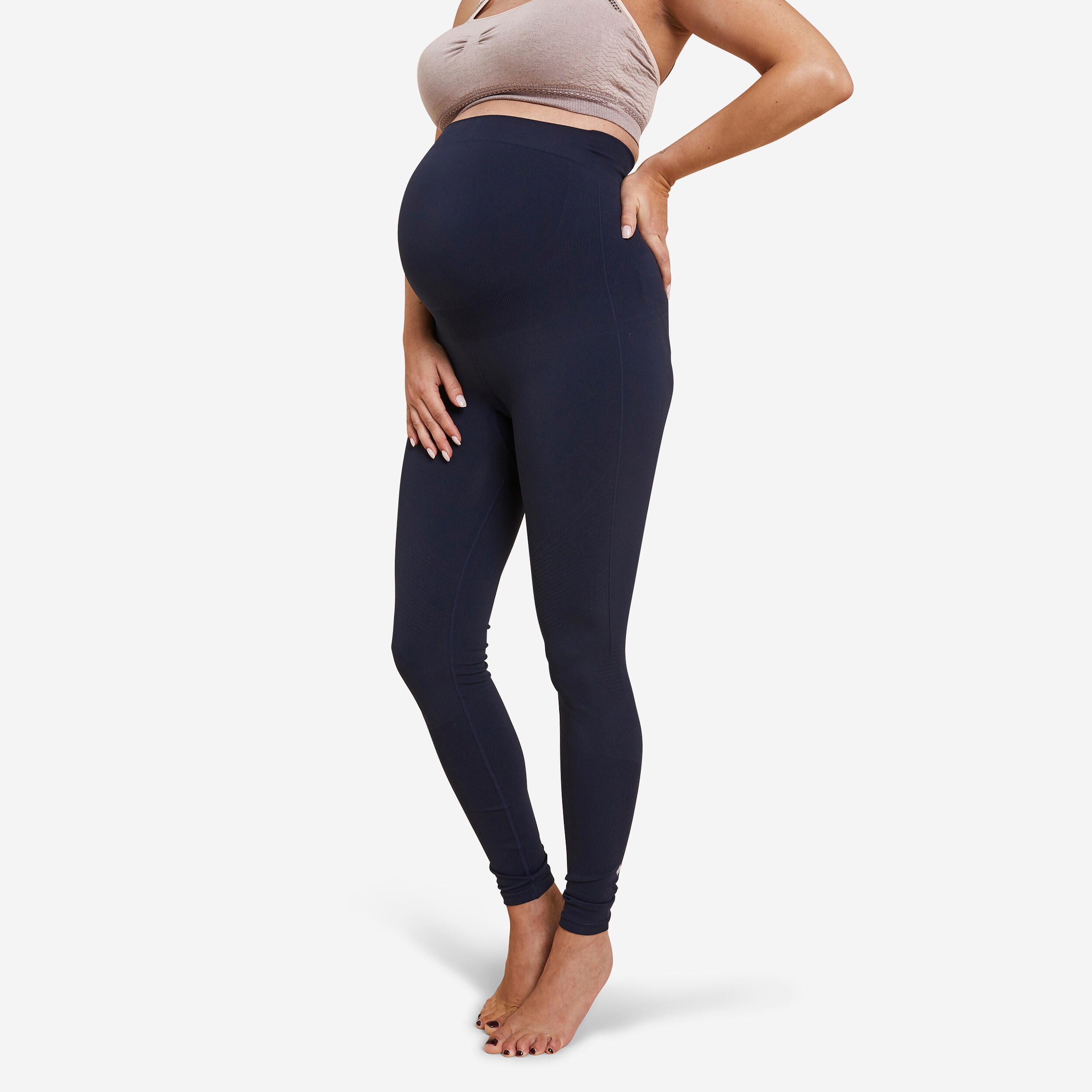 Kimjaly LEGGINGS SCHWANGERSCHAFTSYOGA MARINEBLAU