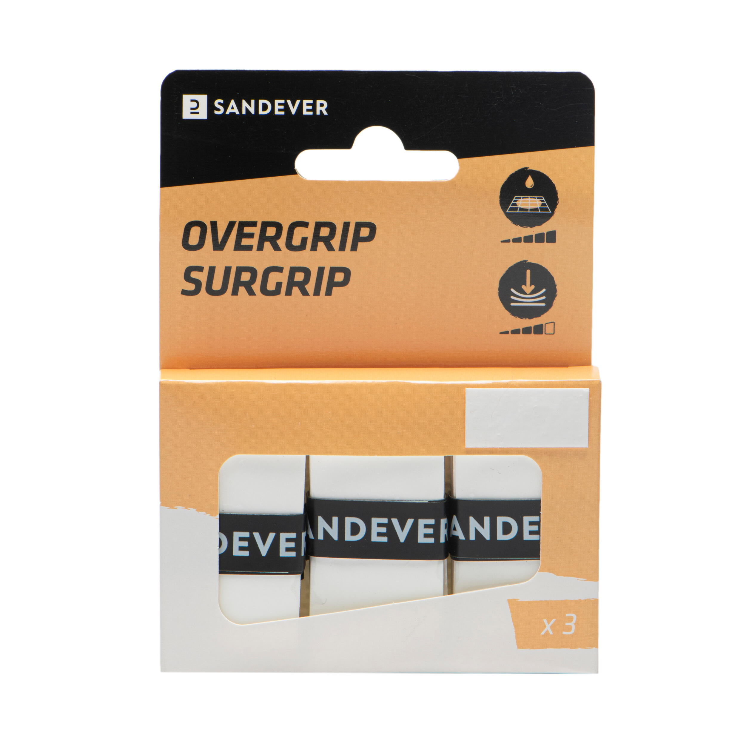 Sandever Beachtennis Overgrip BTO weiss 3er Pack