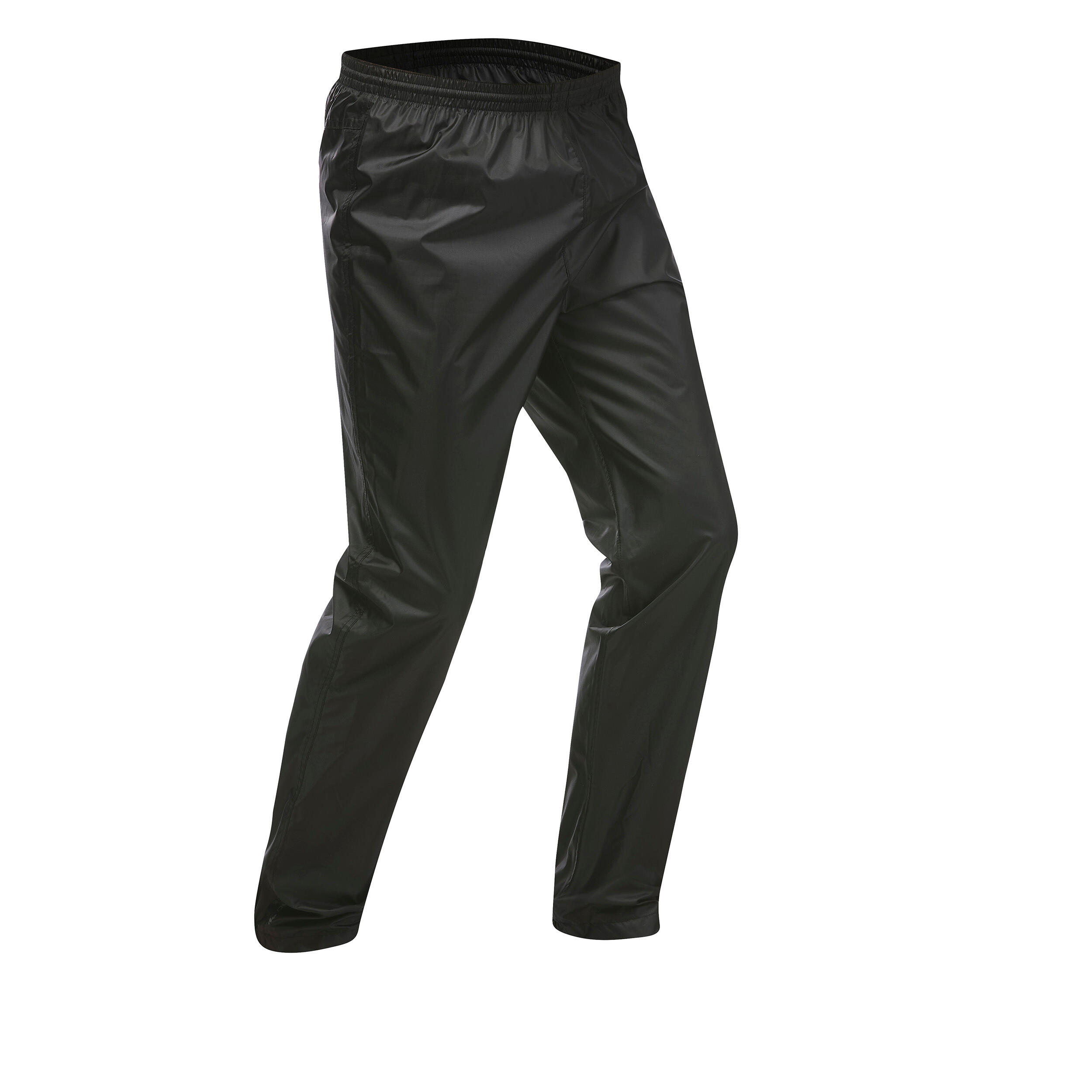 Quechua Regenhose Naturwandern NH500 wasserdicht Herren schwarz