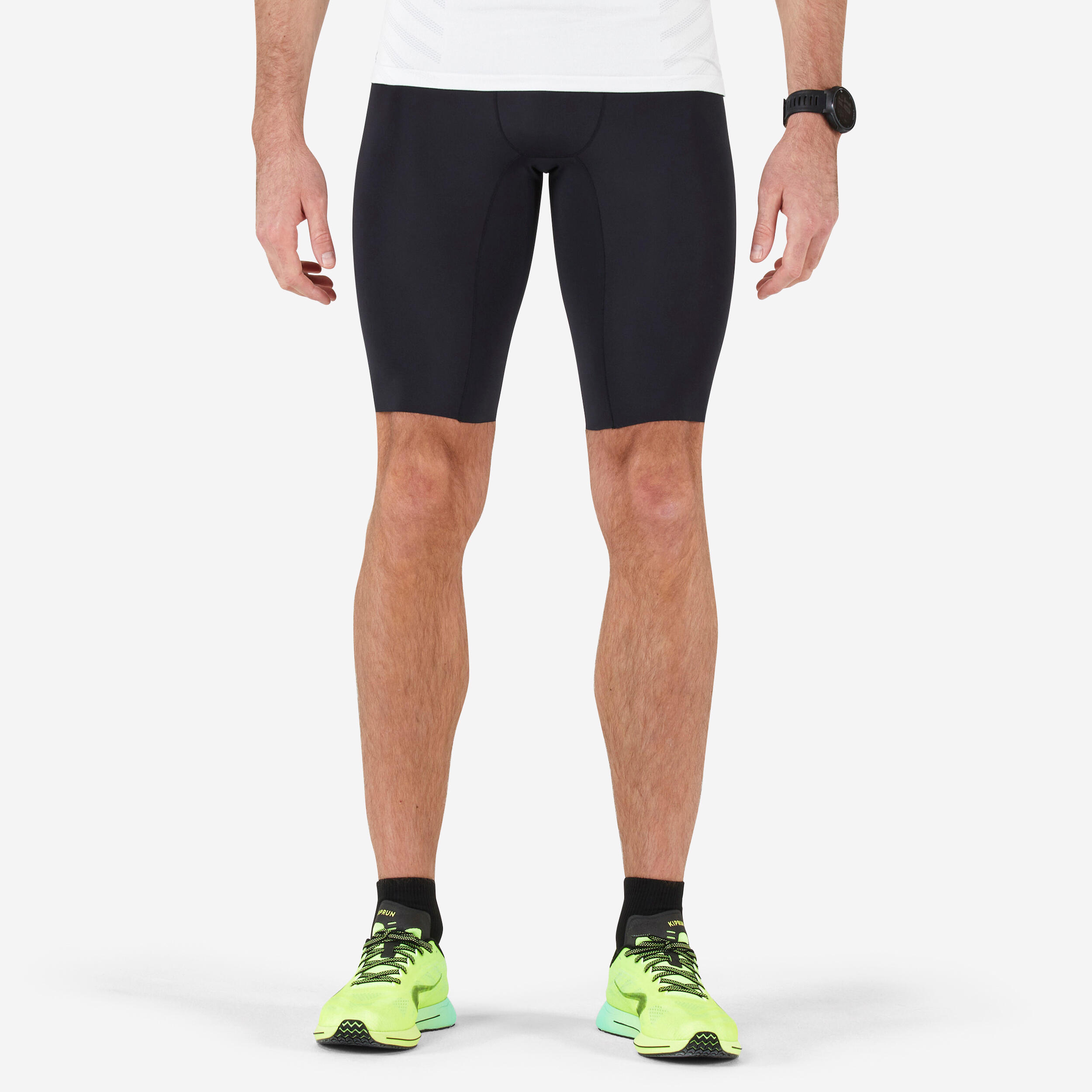 Kiprun Laufshorts Tights Kiprun Herren schwarz