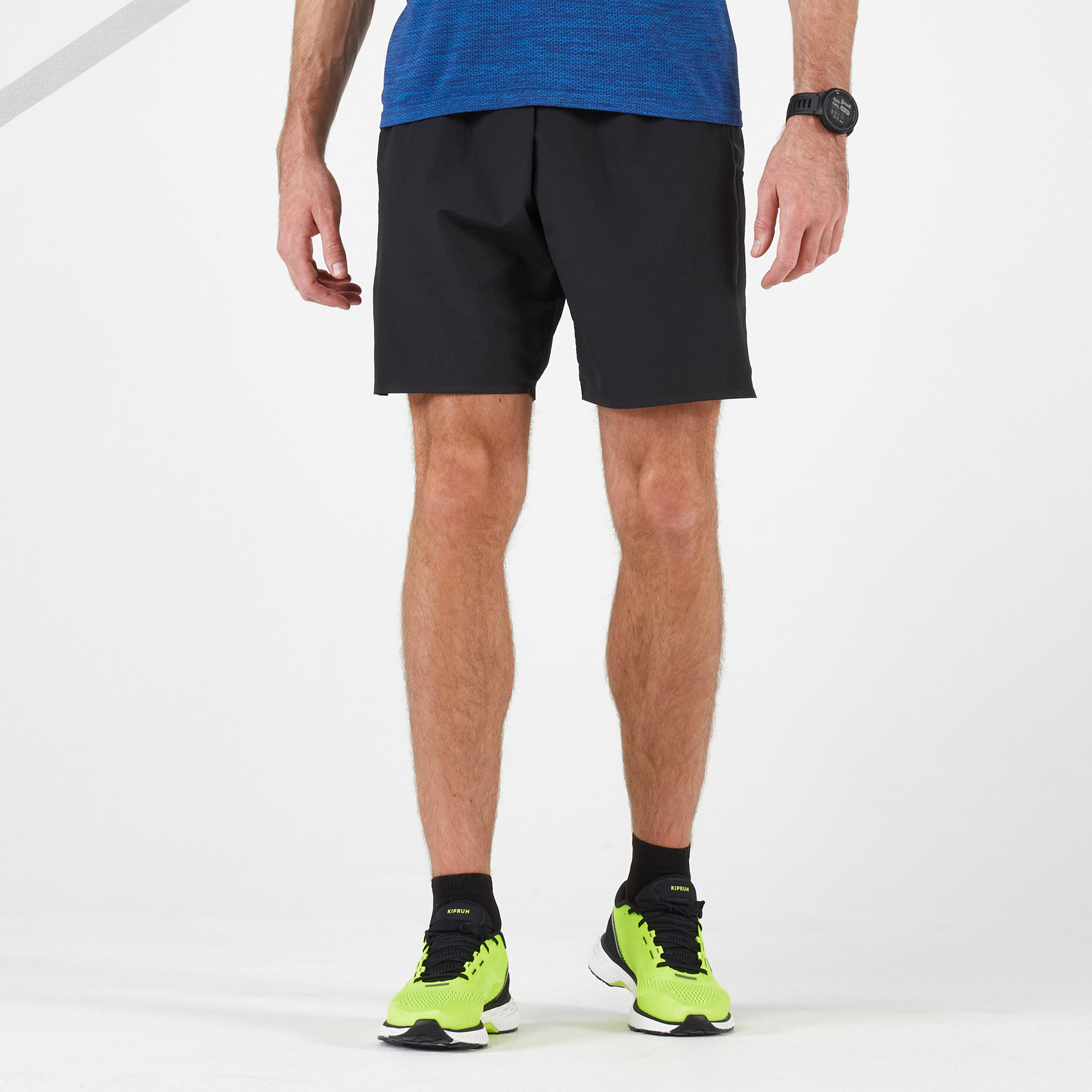 Kiprun Laufshorts Marathon Herren schwarz