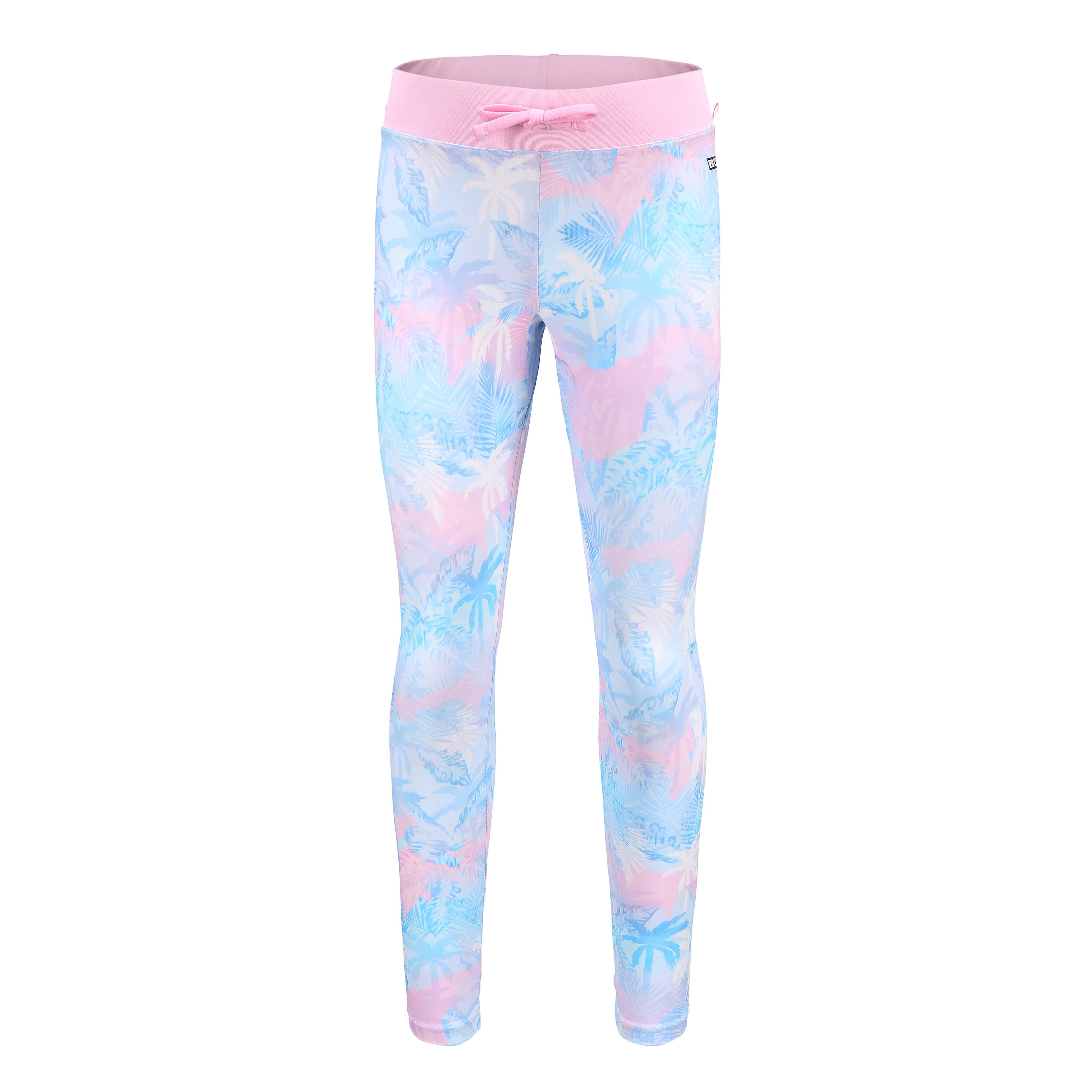 Olaian Leggings 500 UV Mädchen blau/pink