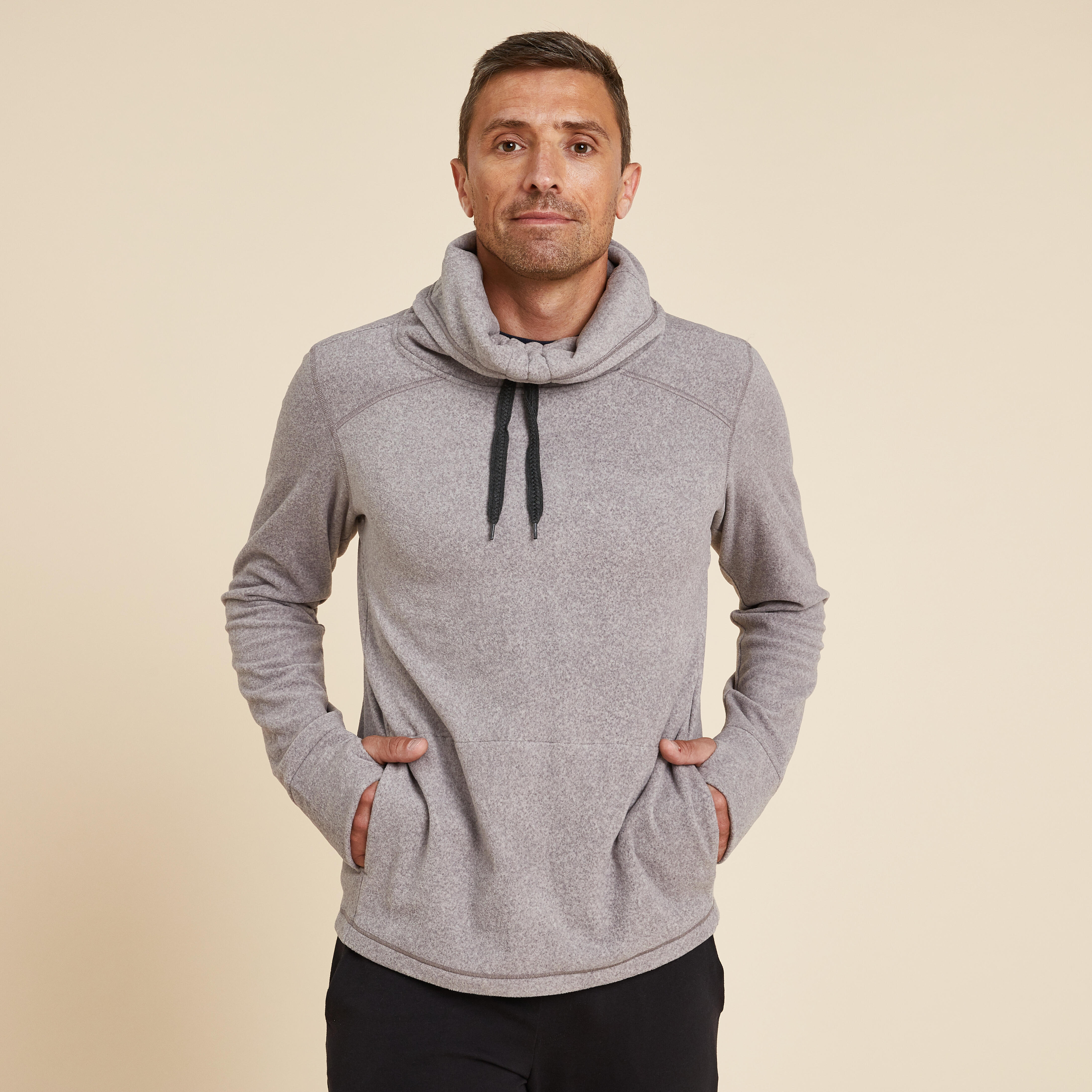 Kimjaly Sweatshirt Fleece Yoga Herren blau