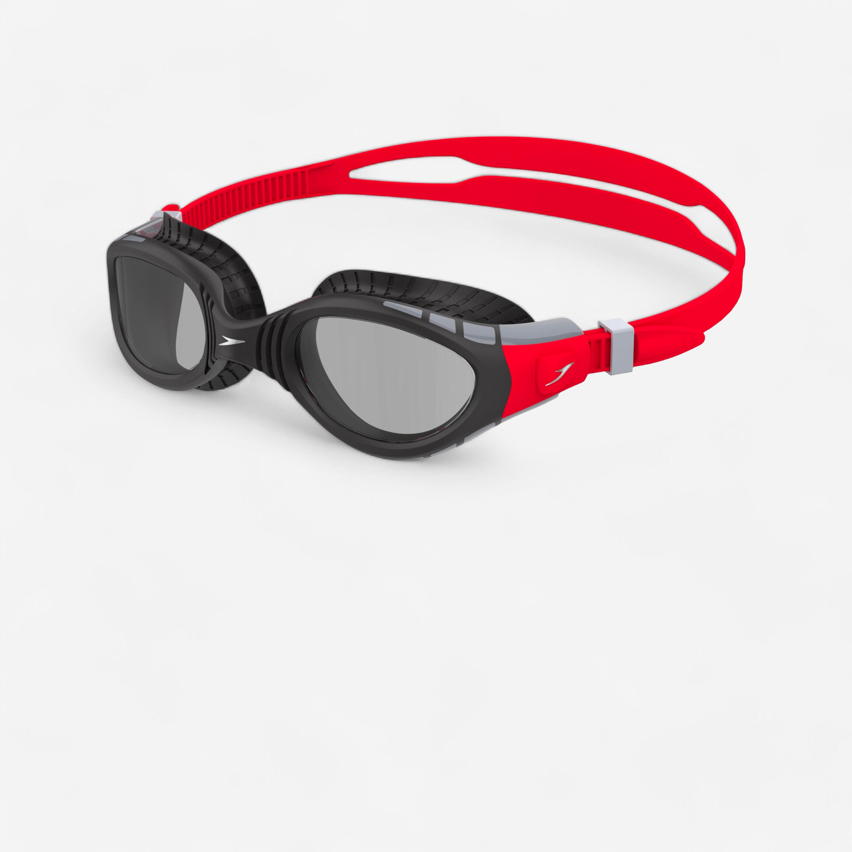 Speedo Schwimmbrille Speedo Futura Biofuse grau/rot
