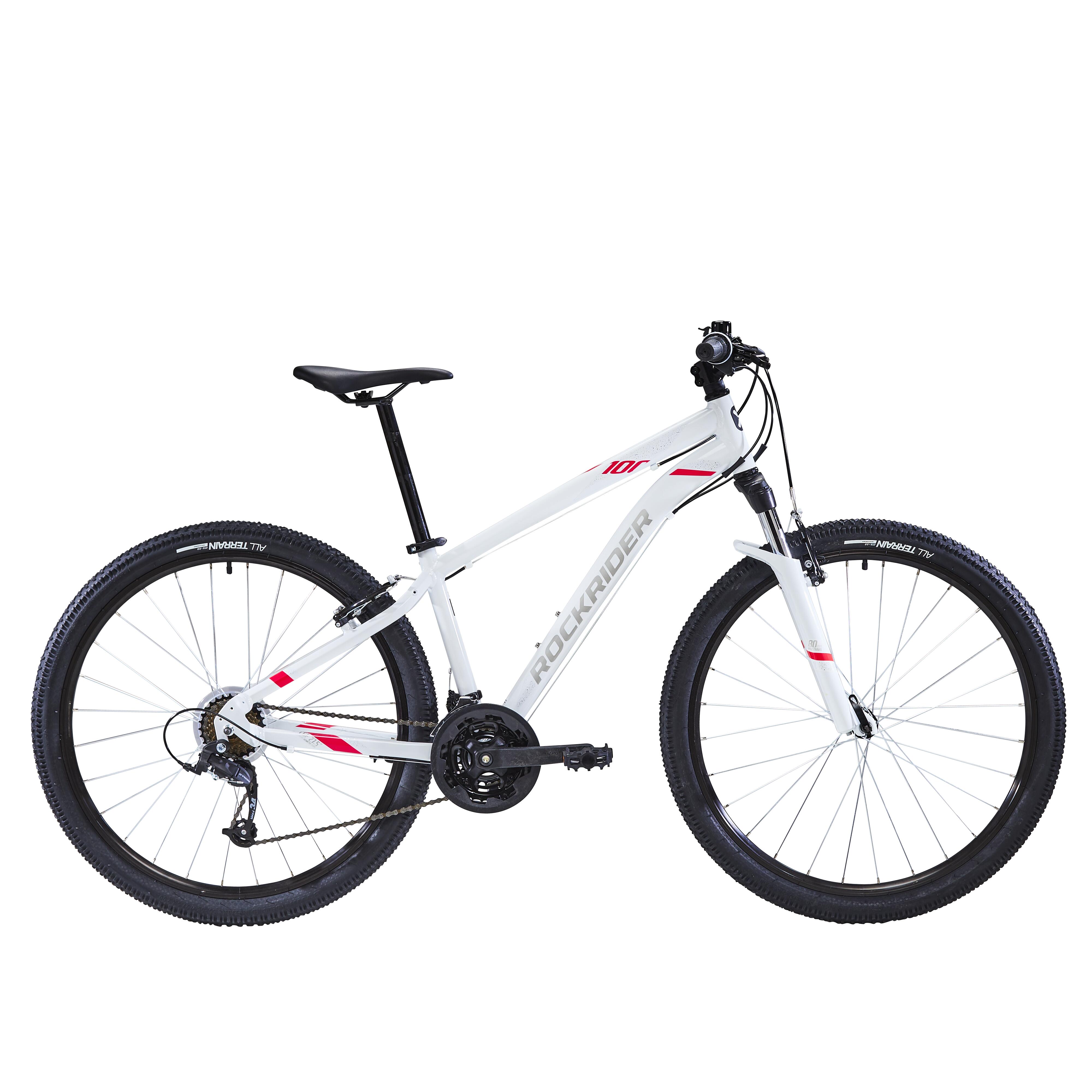 Rockrider Mountainbike ST 100 27,5 Zoll Damen weiss/rosa