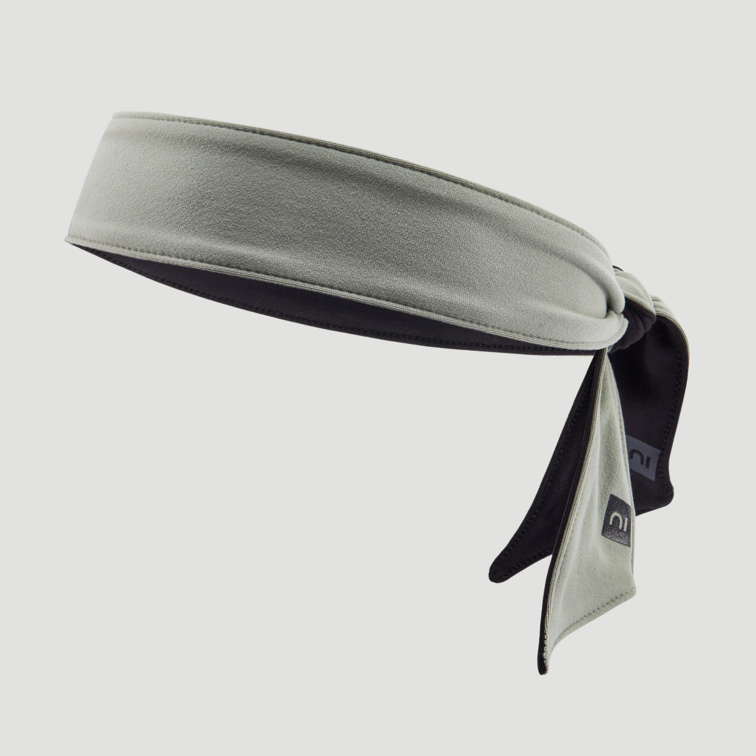 Artengo Tennis Stirnband Tuch khaki/schwarz