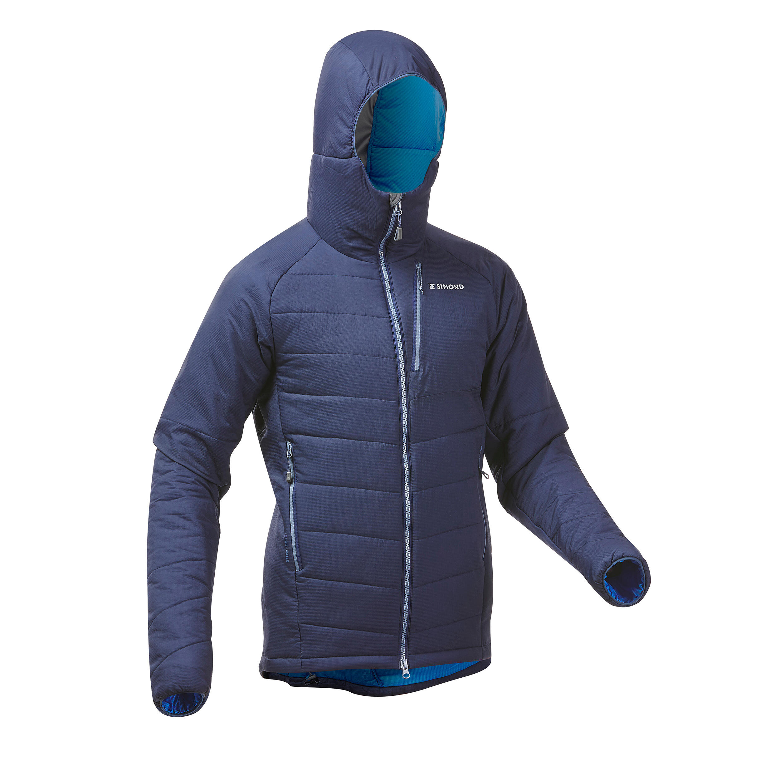 Simond Kunstfaserjacke Bergsteigen Alpinism Herren blau