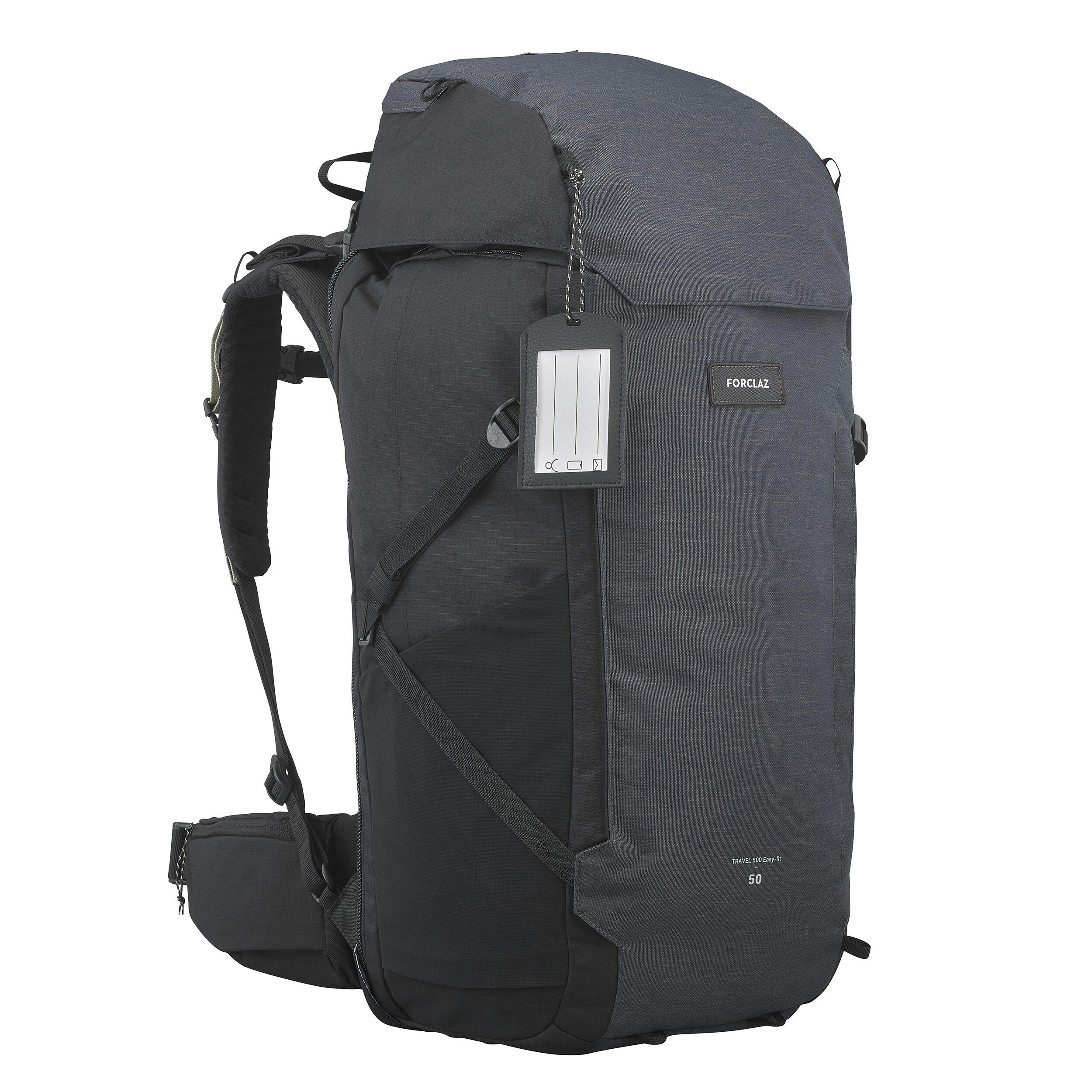 Forclaz Reiserucksack Herren Backpacking - Travel 500 - 50 L mit Kofferöffnung
