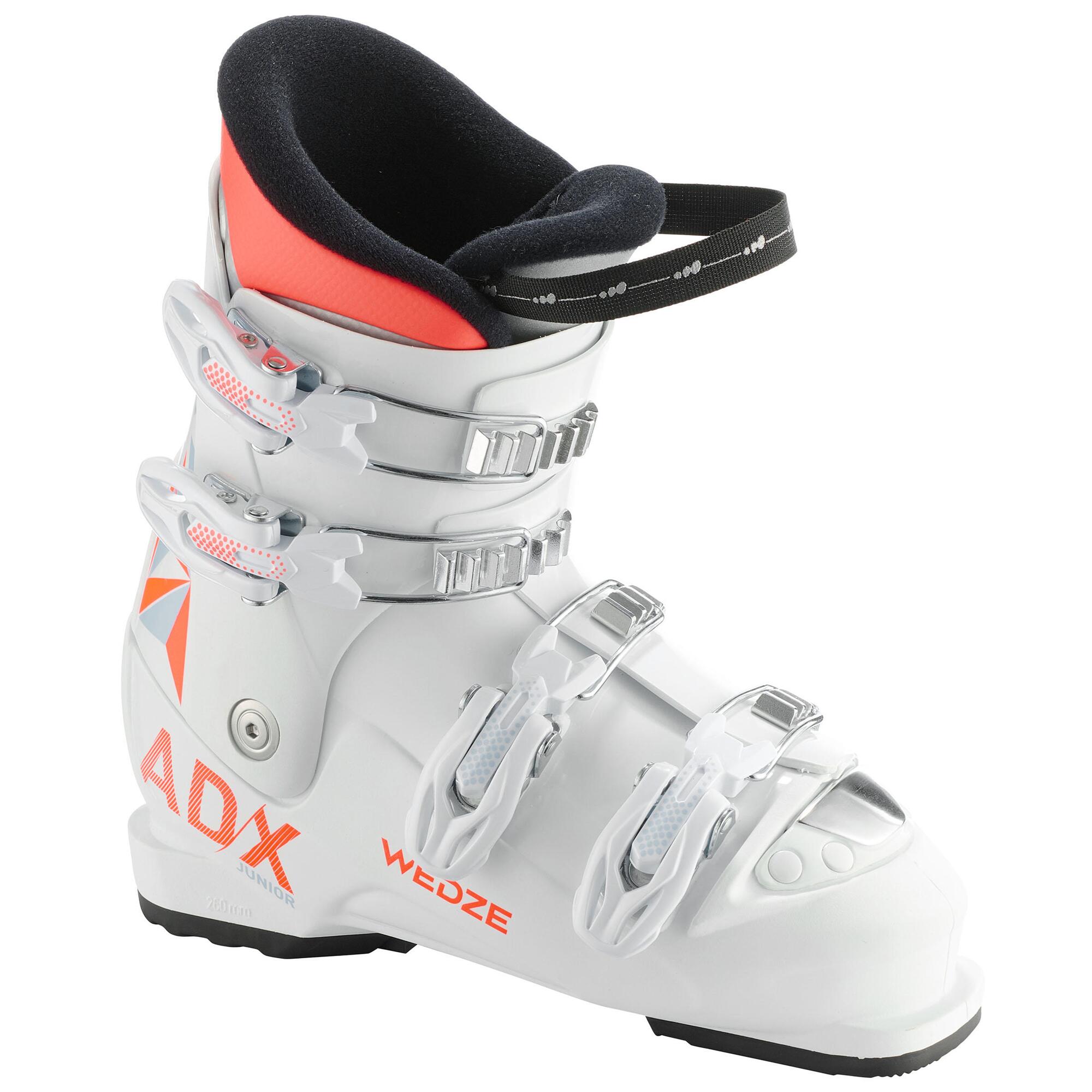 Wedze Skischuhe Piste 500 Kinder weiß