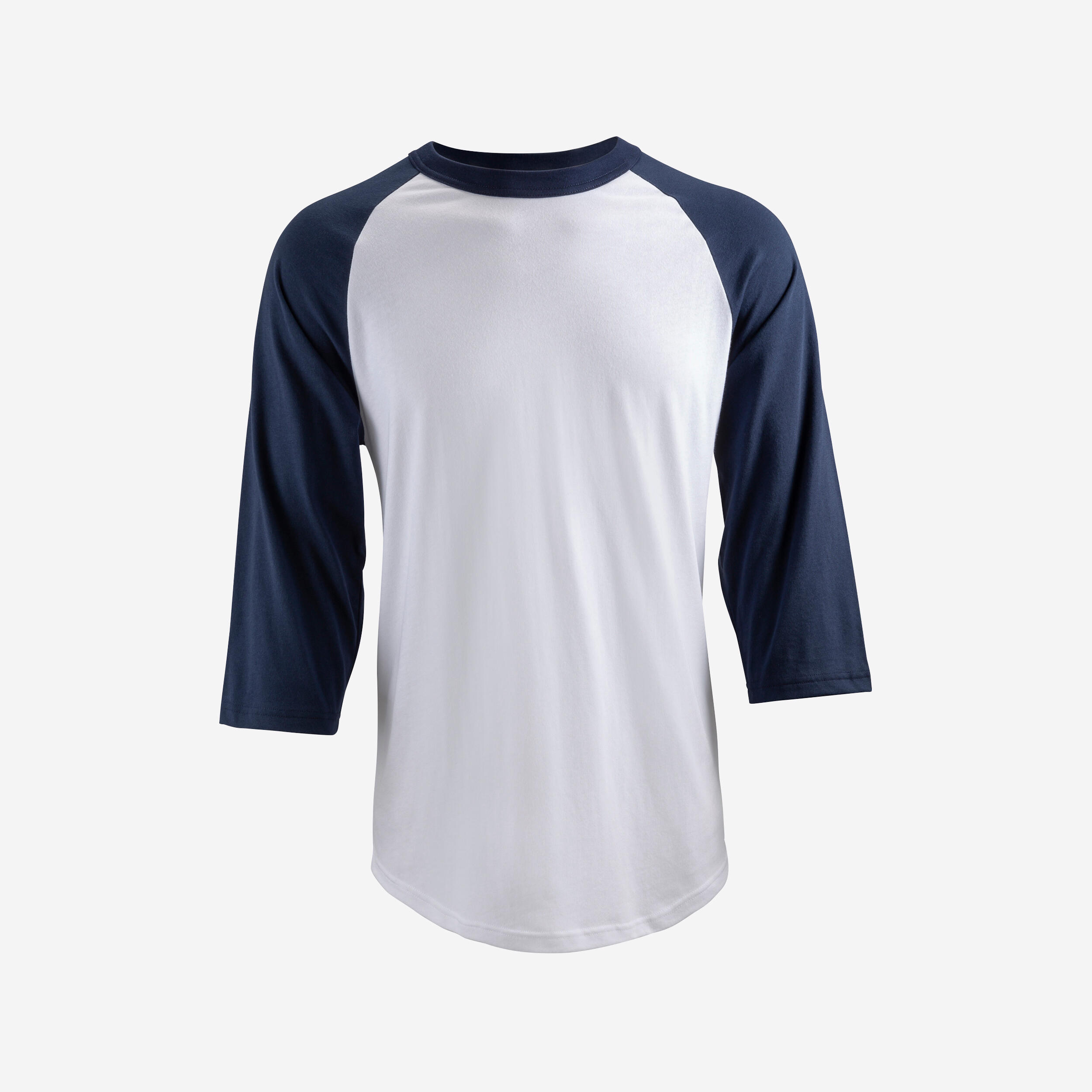Kipsta Baseball-Shirt BA550 Herren weiss/blau