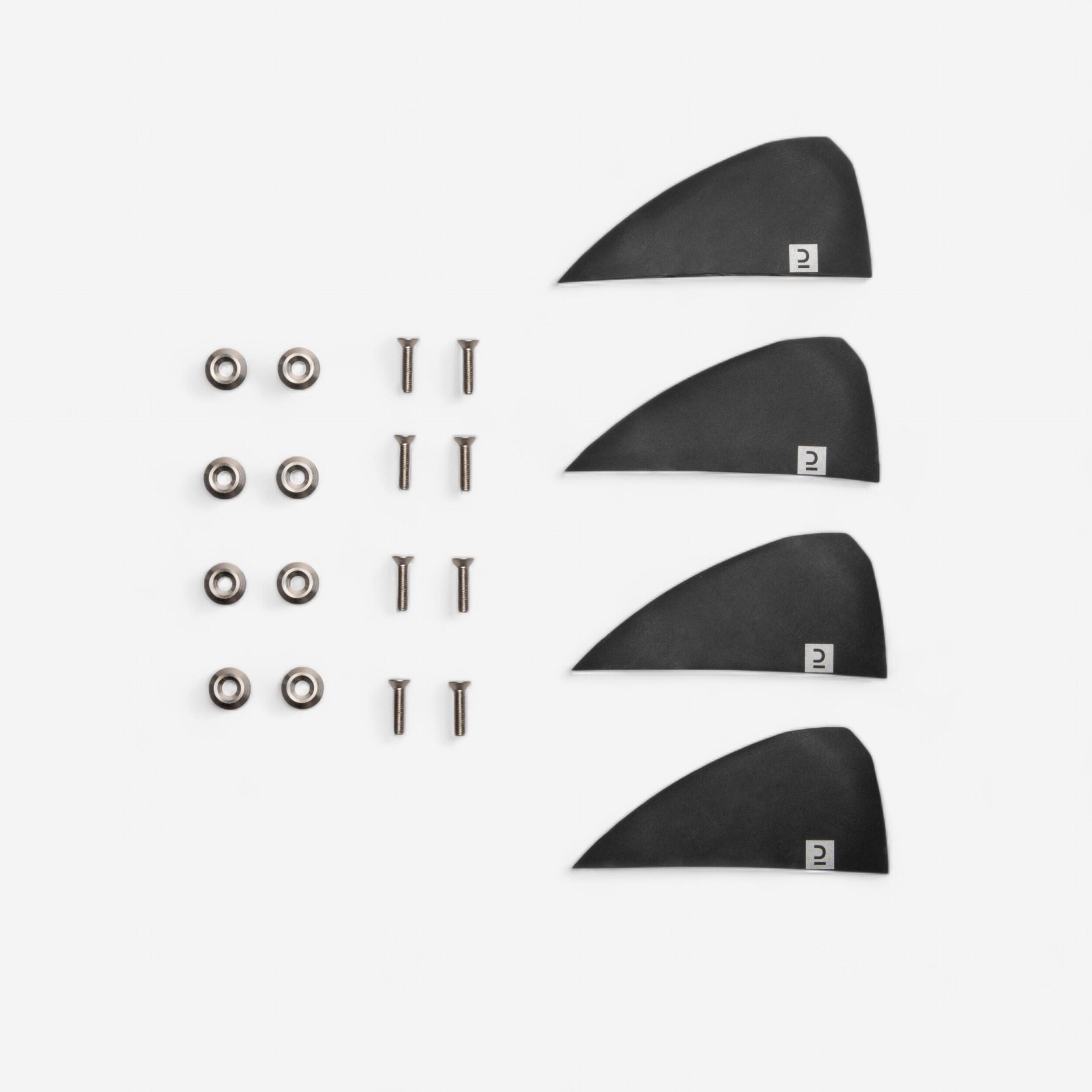 Orao Finnen Universal Kitesurfboard Twin Tip 4er-Set