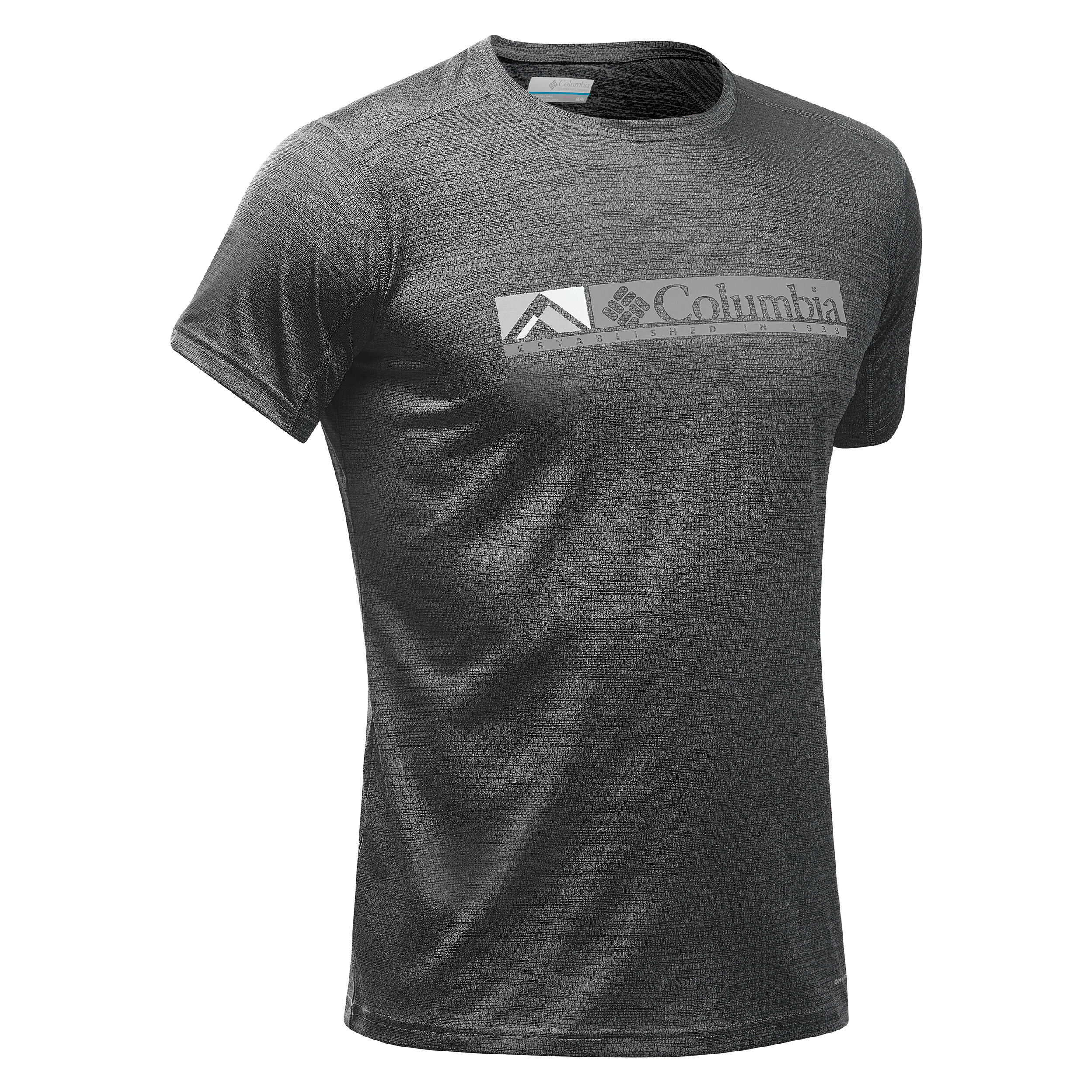 Columbia Wandershirt kurzarm Bergwandern Columbia Alpine Chill Herren schwarz