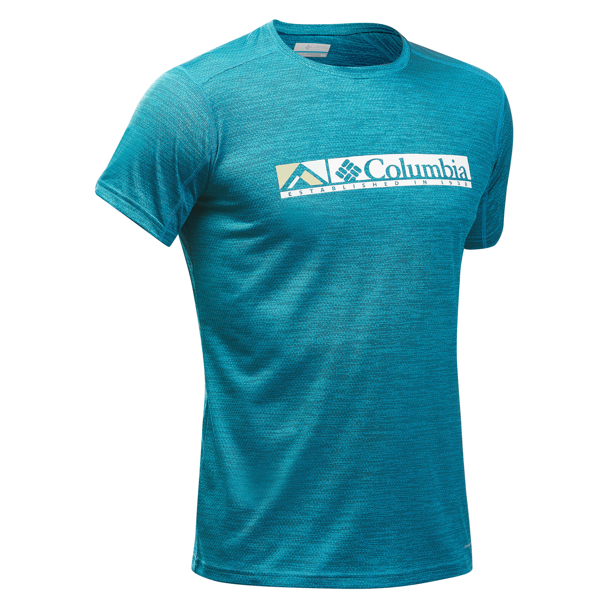 Columbia Wandershirt kurzarm Bergwandern Columbia Alpine Chill Herren blau