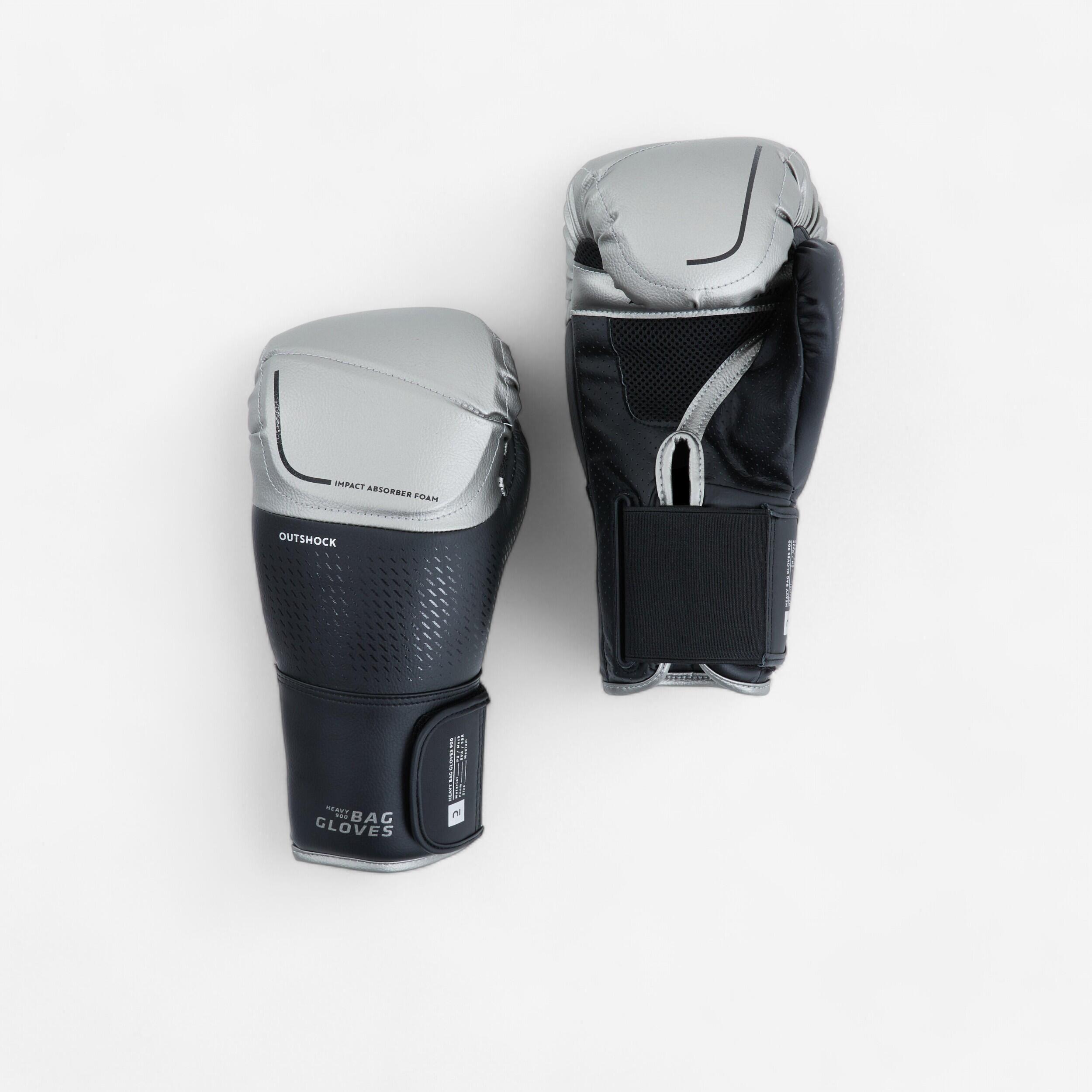 Outshock Boxsackhandschuhe Pro Boxing 900 schwarz/silber