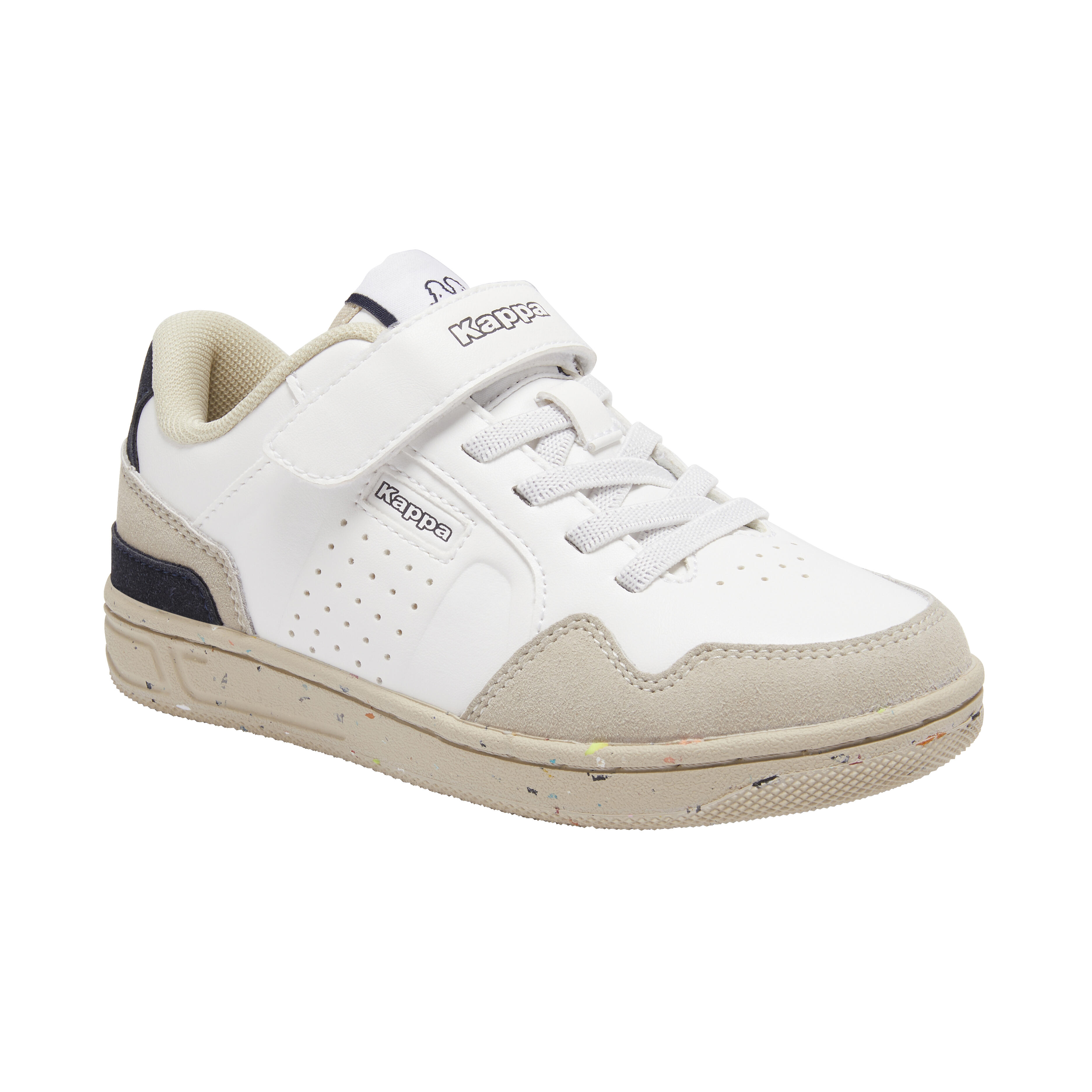 Kappa Sportschuhe Numba Green Klettverschluss Kinder weiss/beige