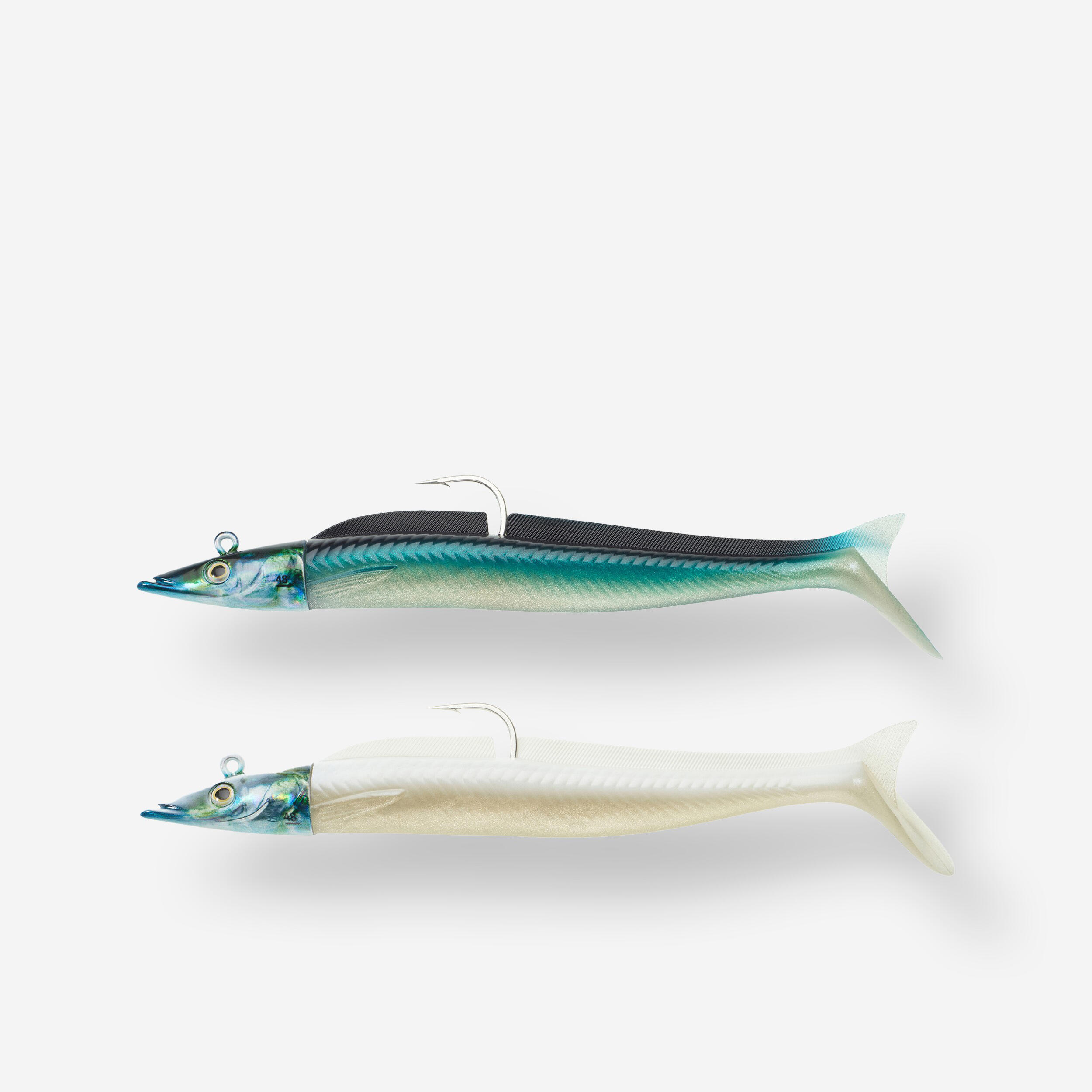 Caperlan Set Gummiköder Eelo 200 48 g natur Sandaal Shad