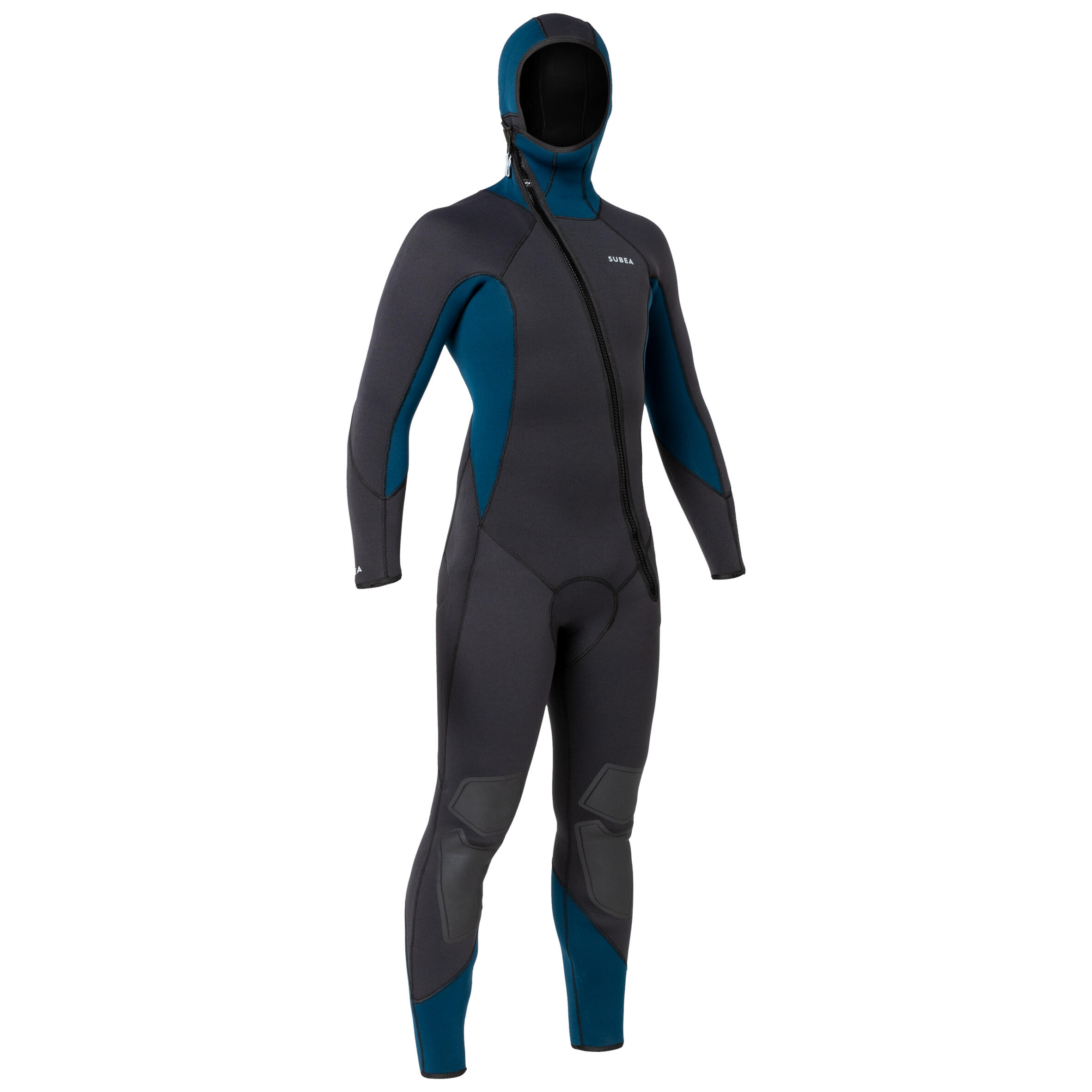 Subea Neoprenanzug Gerätetauchen SCD 100 Neopren 5 mm Herren schwarz/blau