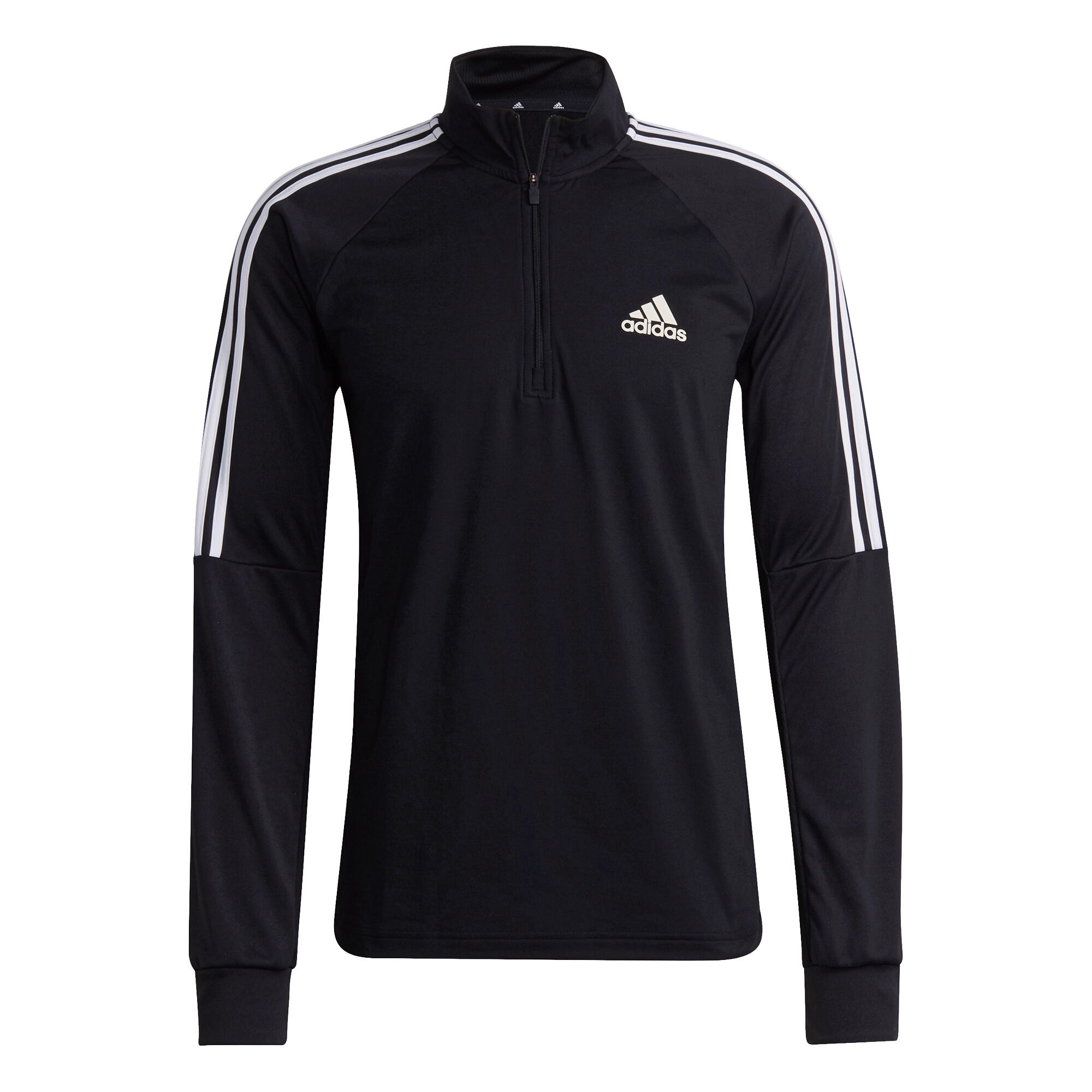 Adidas Trainingsjacke Fussball Adidas Sereno 1/4-Zip 3 Streifen schwarz