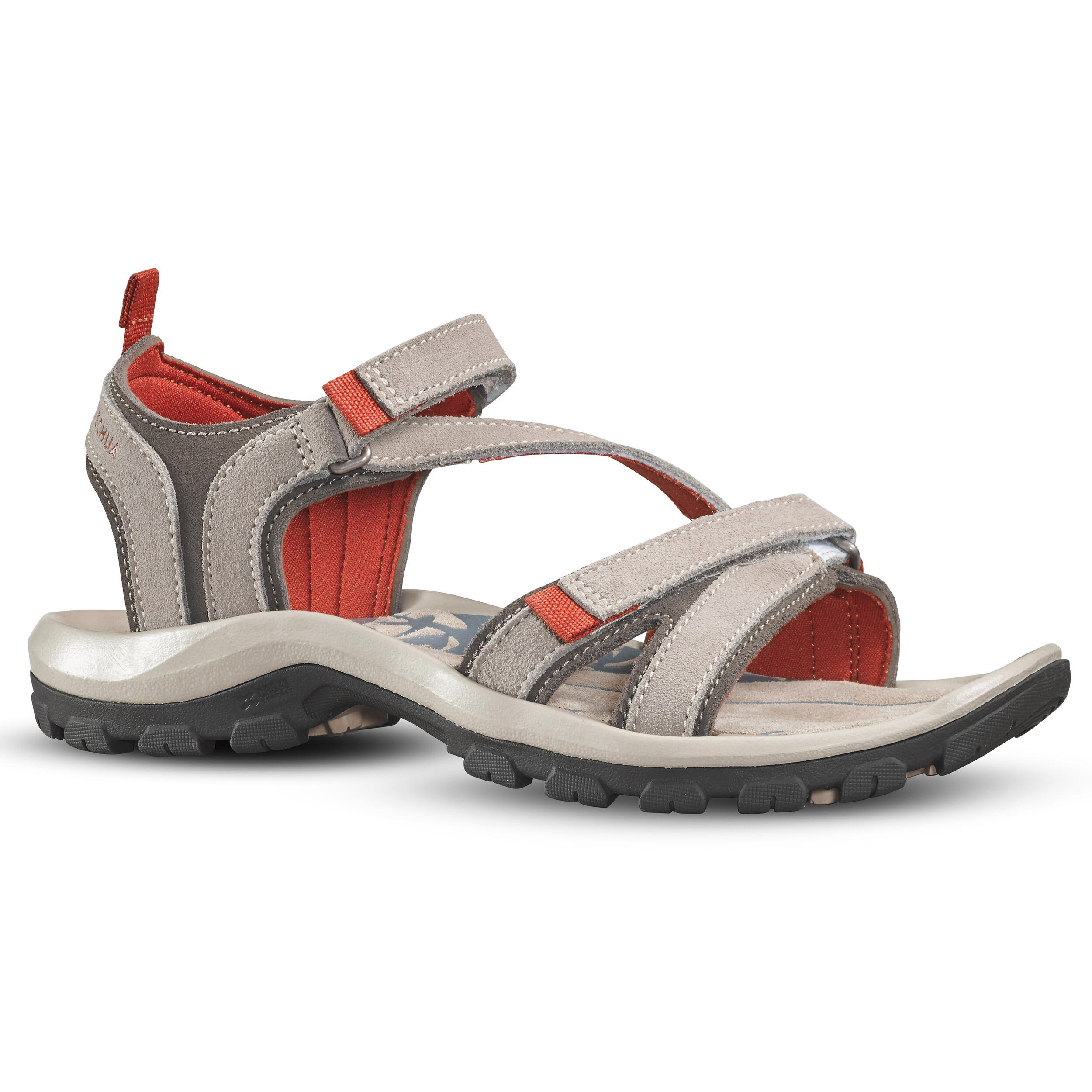 Quechua Trekkingsandalen Naturwandern NH120 Damen braun