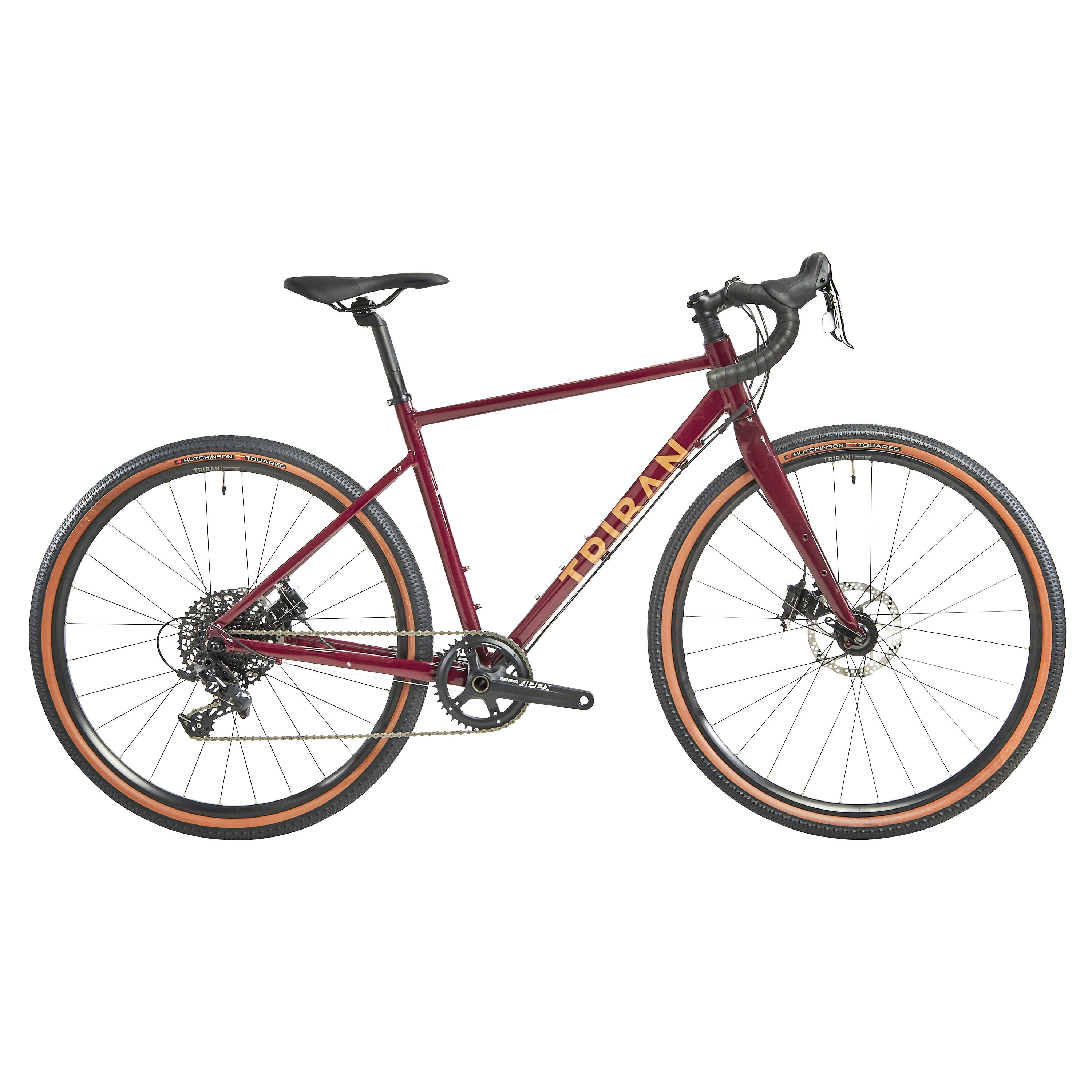 Triban Gravel Bike Damen SRAM APEX 1 - GRVL 520 rot