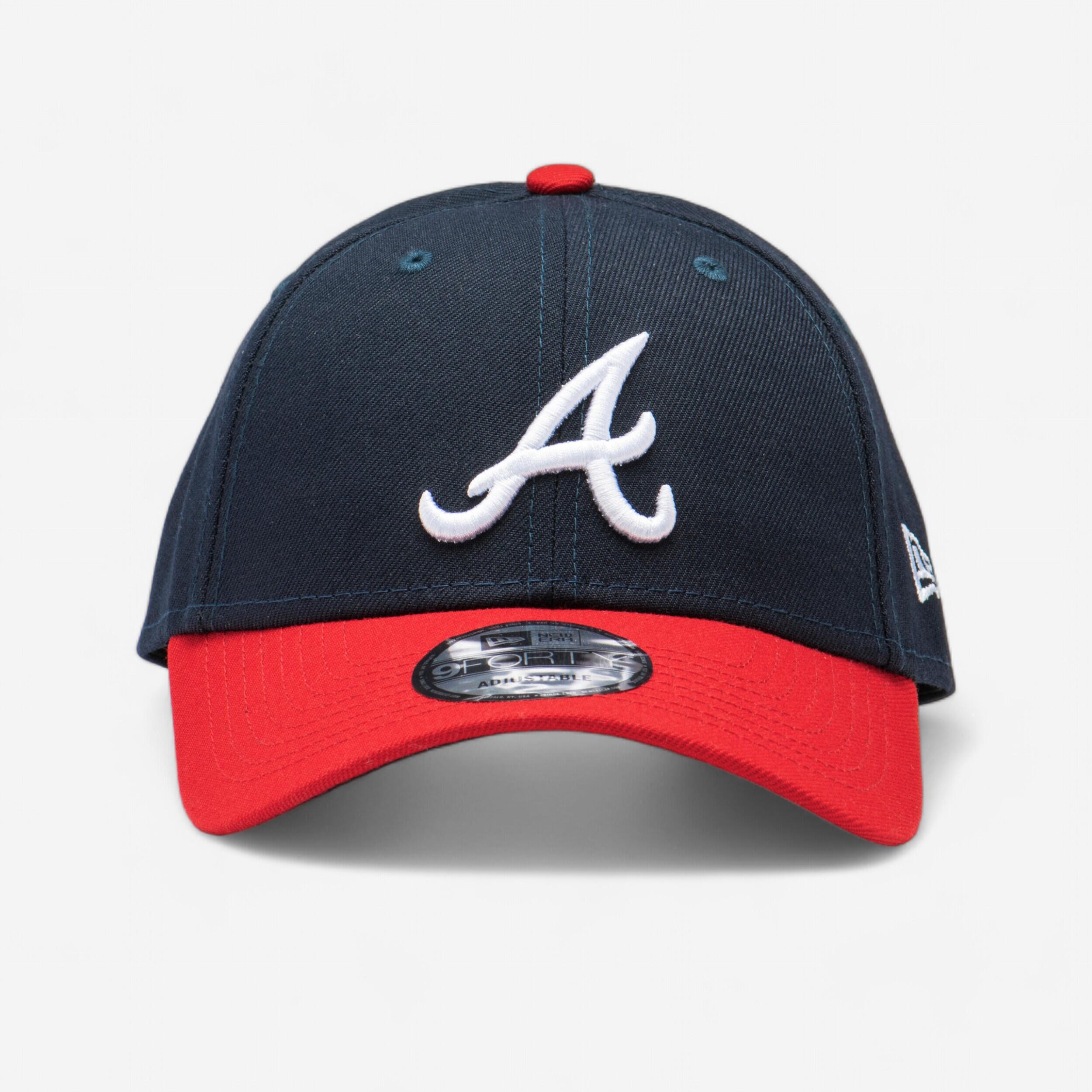 New Era Baseball Cap MLB Atlanta Braves Damen/Herren schwarz