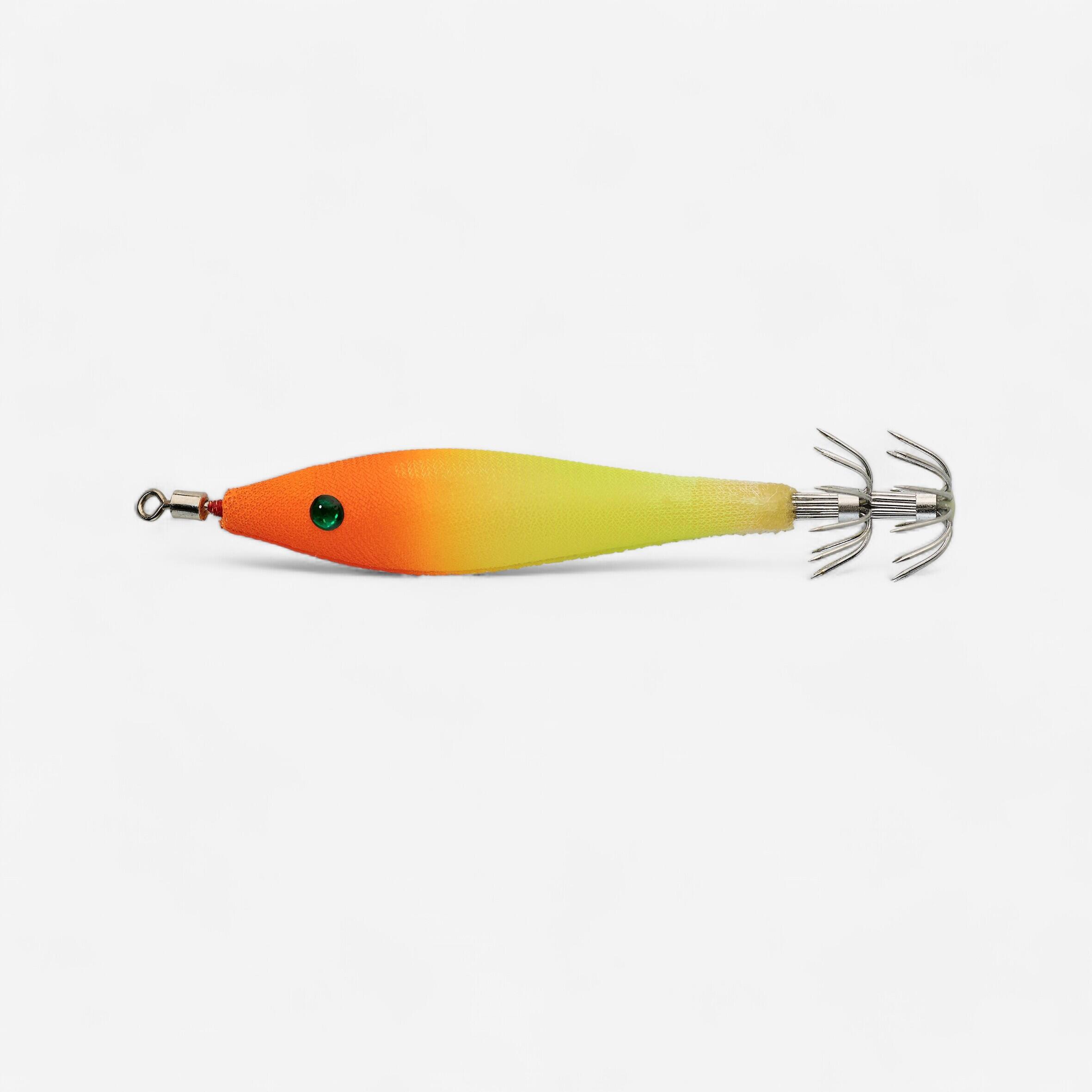 Caperlan Tintenfischköder Oppai EBIKA SFT 2.0/60 für Sepien/Kalmare Neonorange