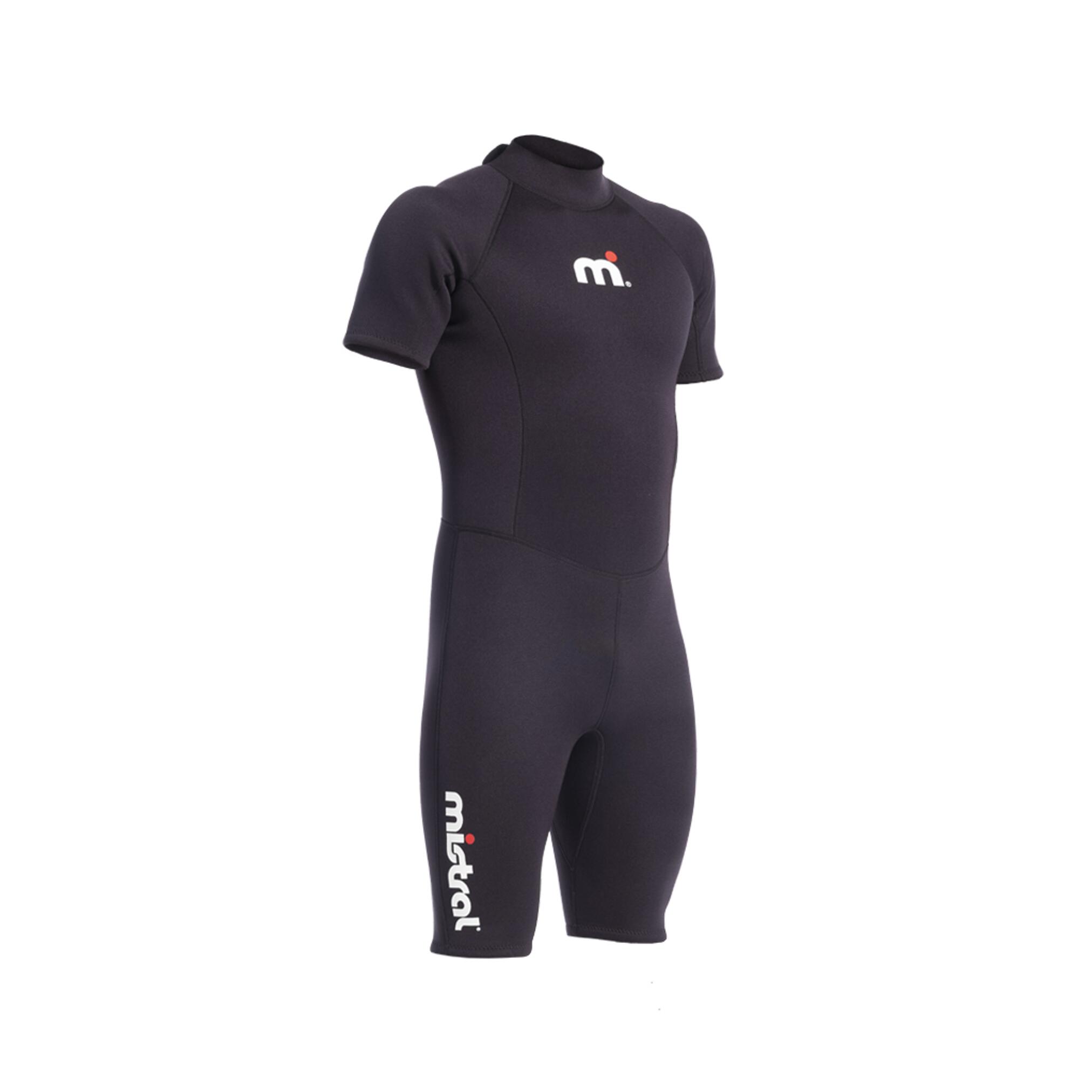 Mistral Neopren Shorty Surfen Mistral Lake 2 mm Herren schwarz