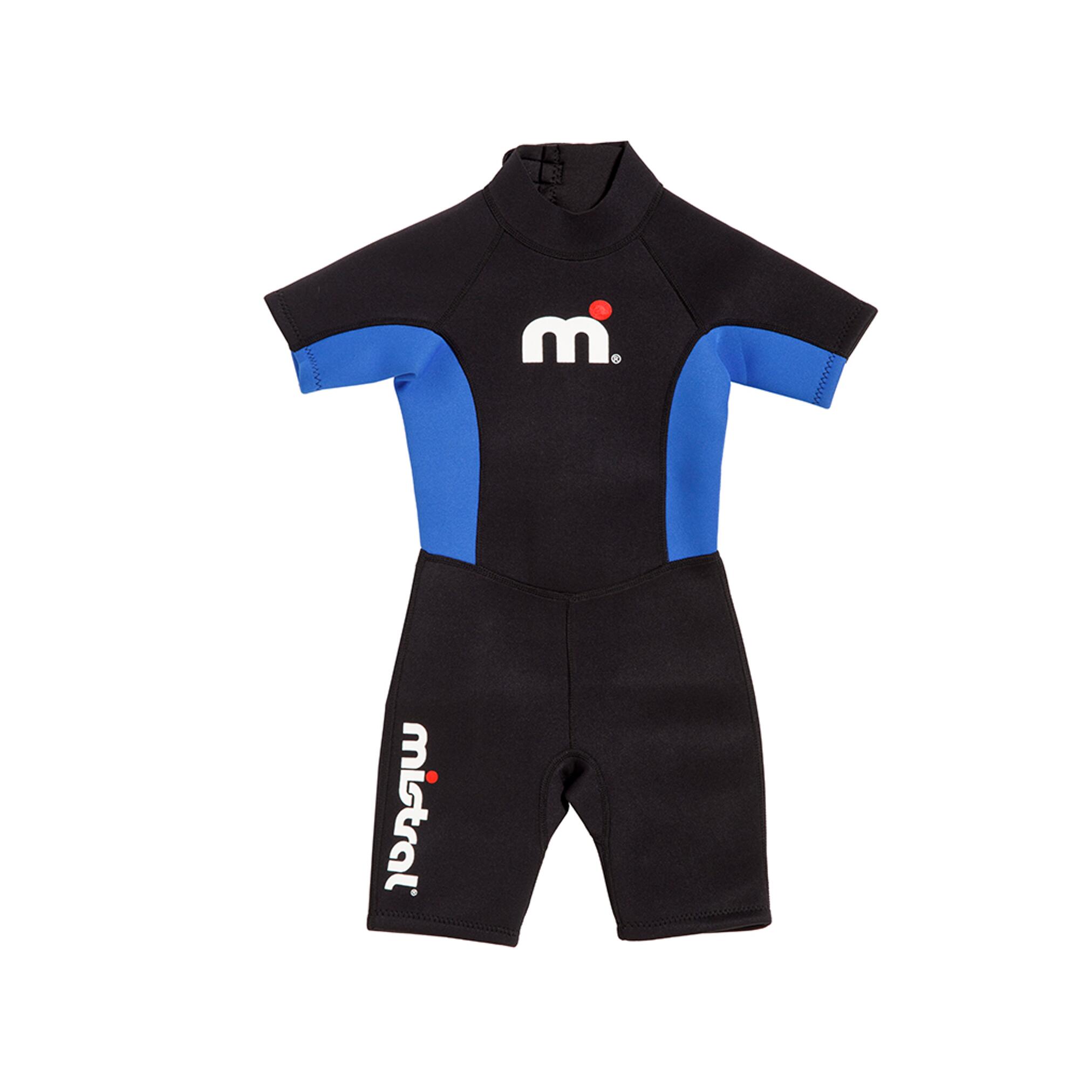 Mistral Neopren Shorty Surfen Mistral Lake 2 mm Kinder schwarz/blau