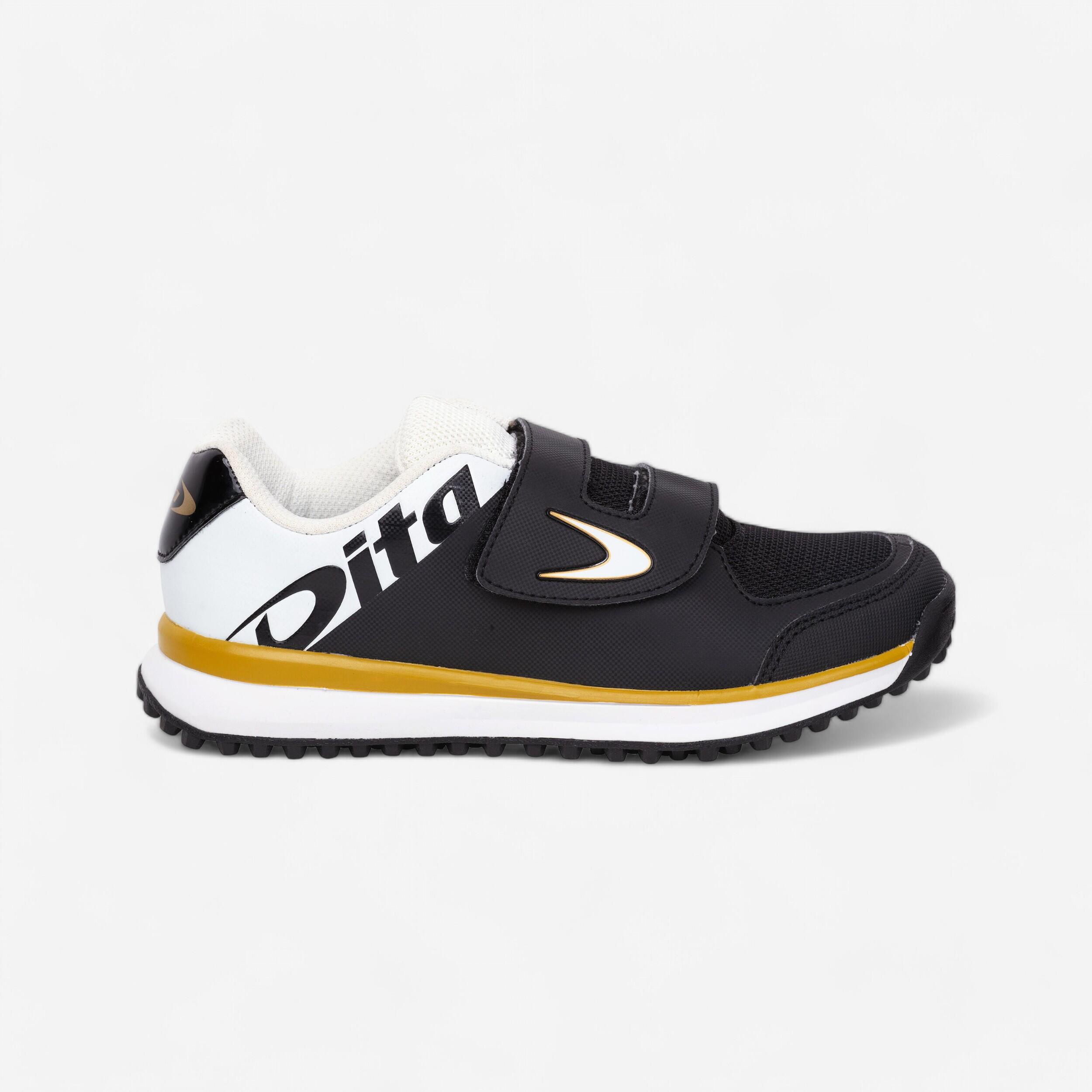 Dita Feldhockeyschuhe Fix And Go Kinder weiss/schwarz