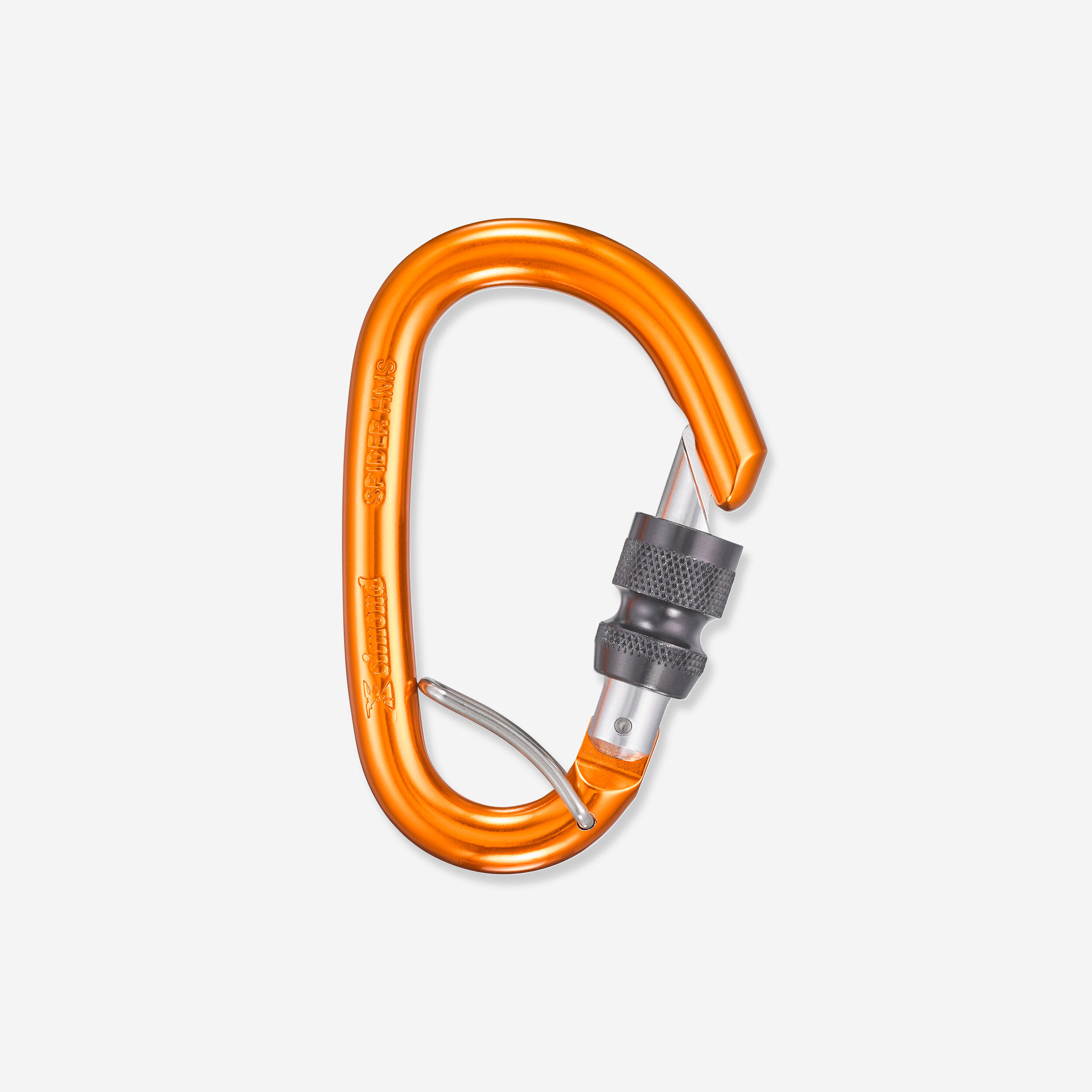 Simond Schraubkarabiner Bergsteigen Spider HMS und BLC