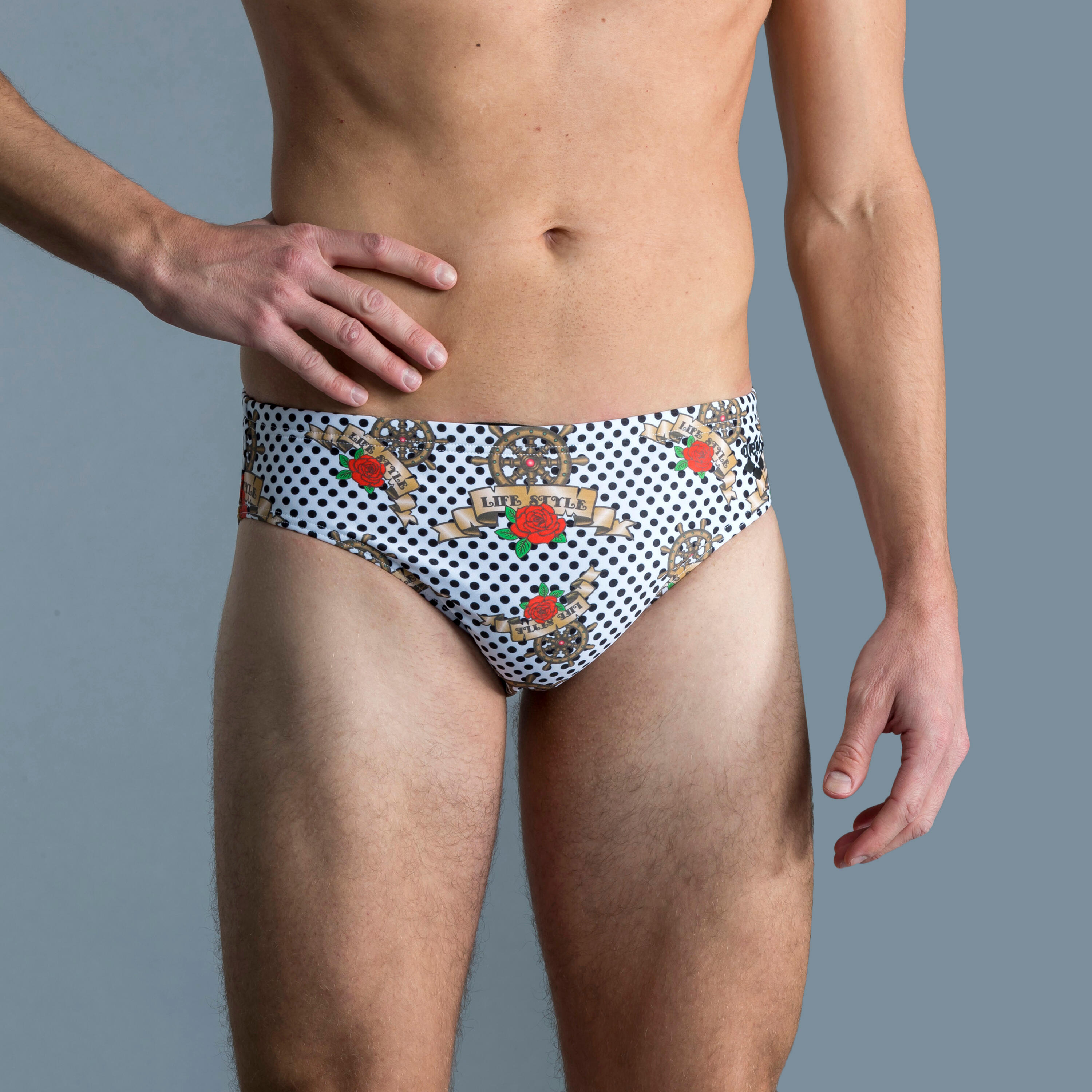 Arena Badehose Slip Arena All Tattoo Herren