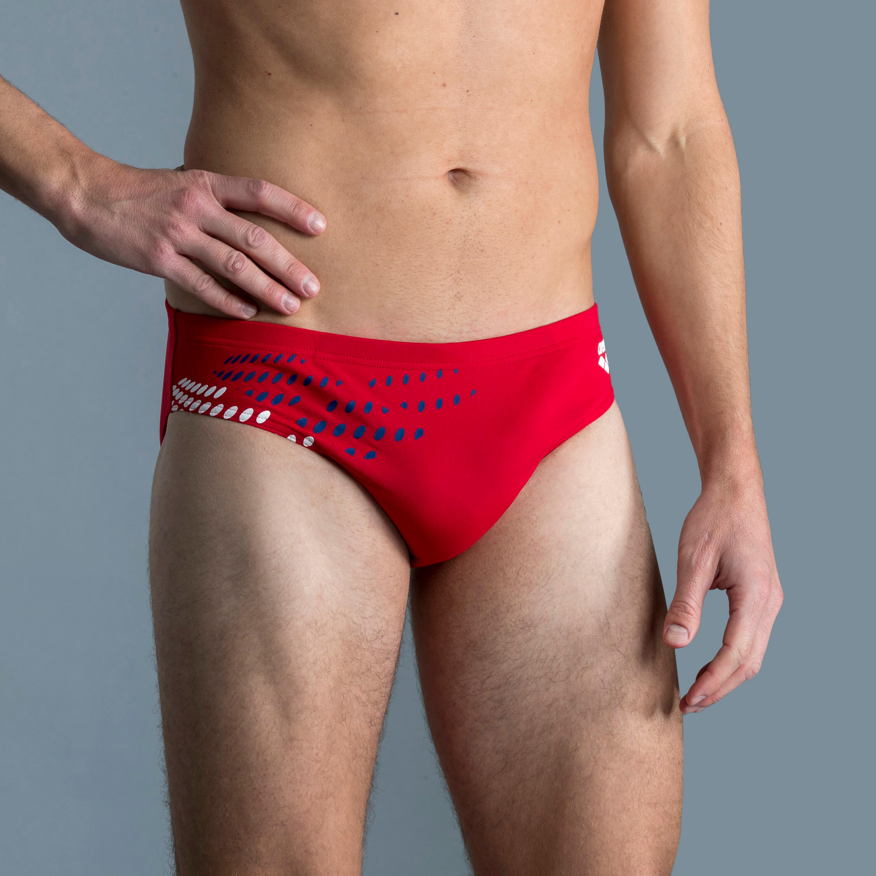 Arena Badehose Slip Arena Brief Herren rot
