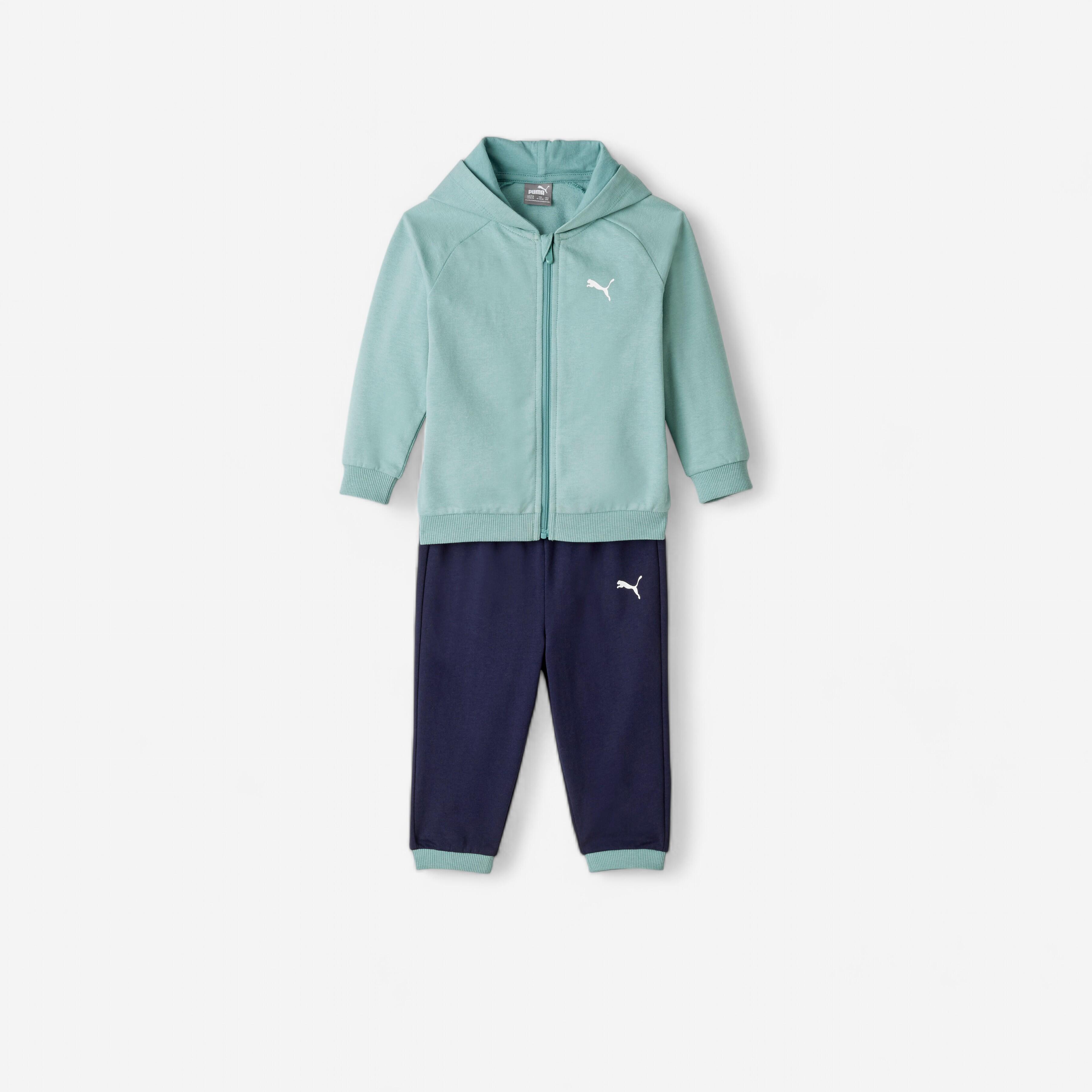 Puma Trainingsanzug Puma warm Kinder türkis/marineblau