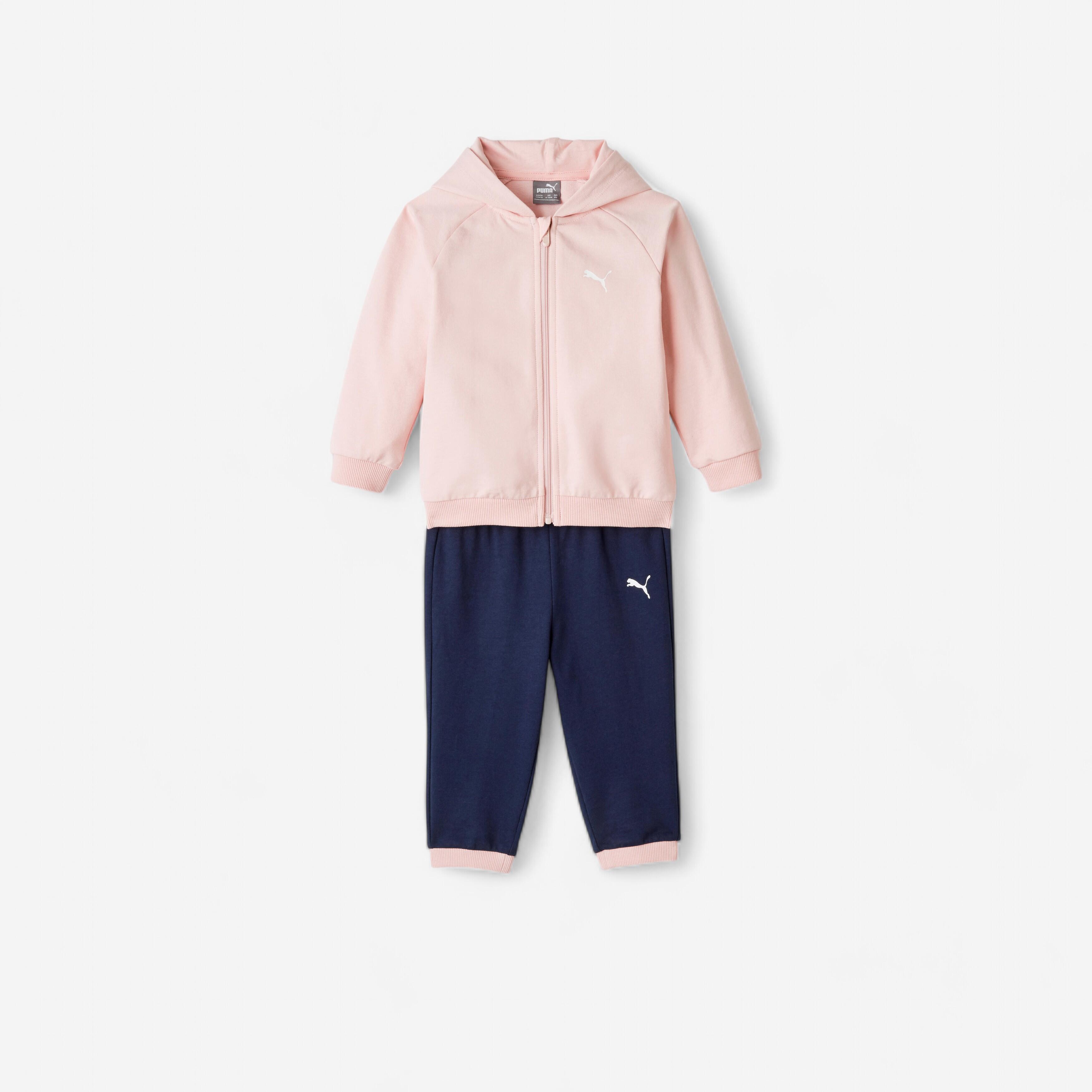 Puma Trainingsanzug Puma warm Kinder rosa/blau