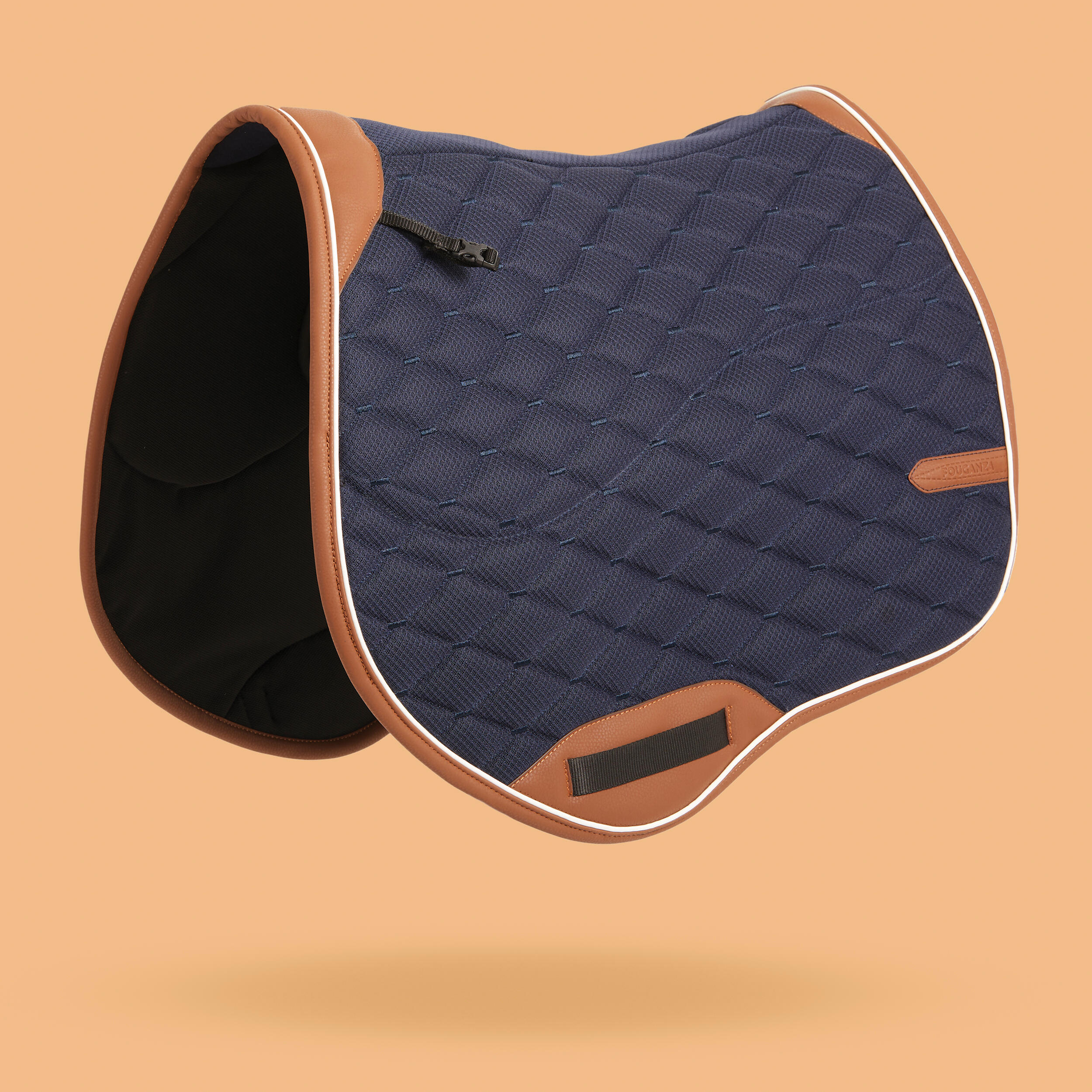 Fouganza Schabracke 900 Jump Pony/Pferd marineblau/braun
