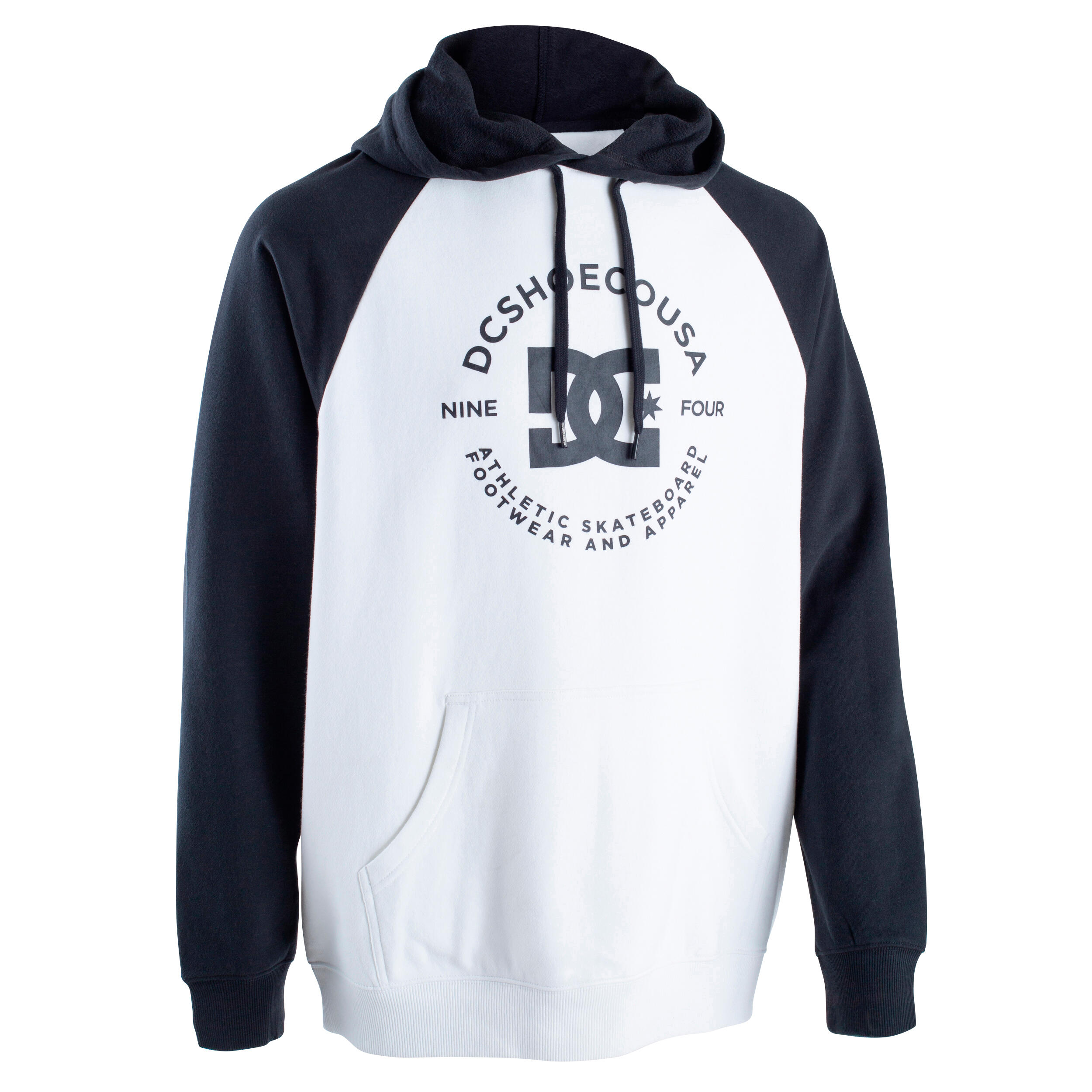 Dc Shoes Sweatshirt Kapuze DC Shoes Nova Raglan Damen/Herren weiss/schwarz