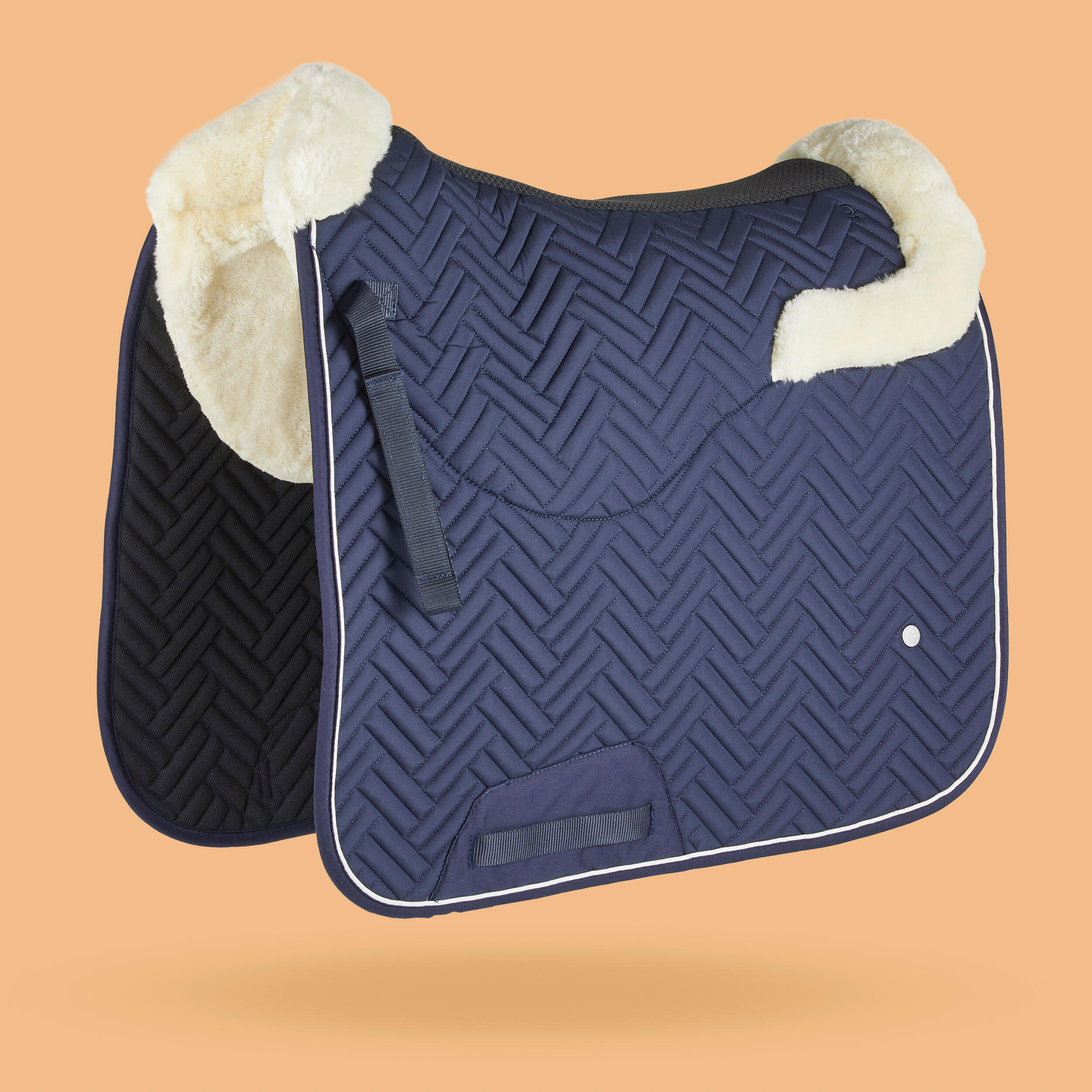 Fouganza Schabracke 900 mit Sattelpad Dressur Pferd marineblau