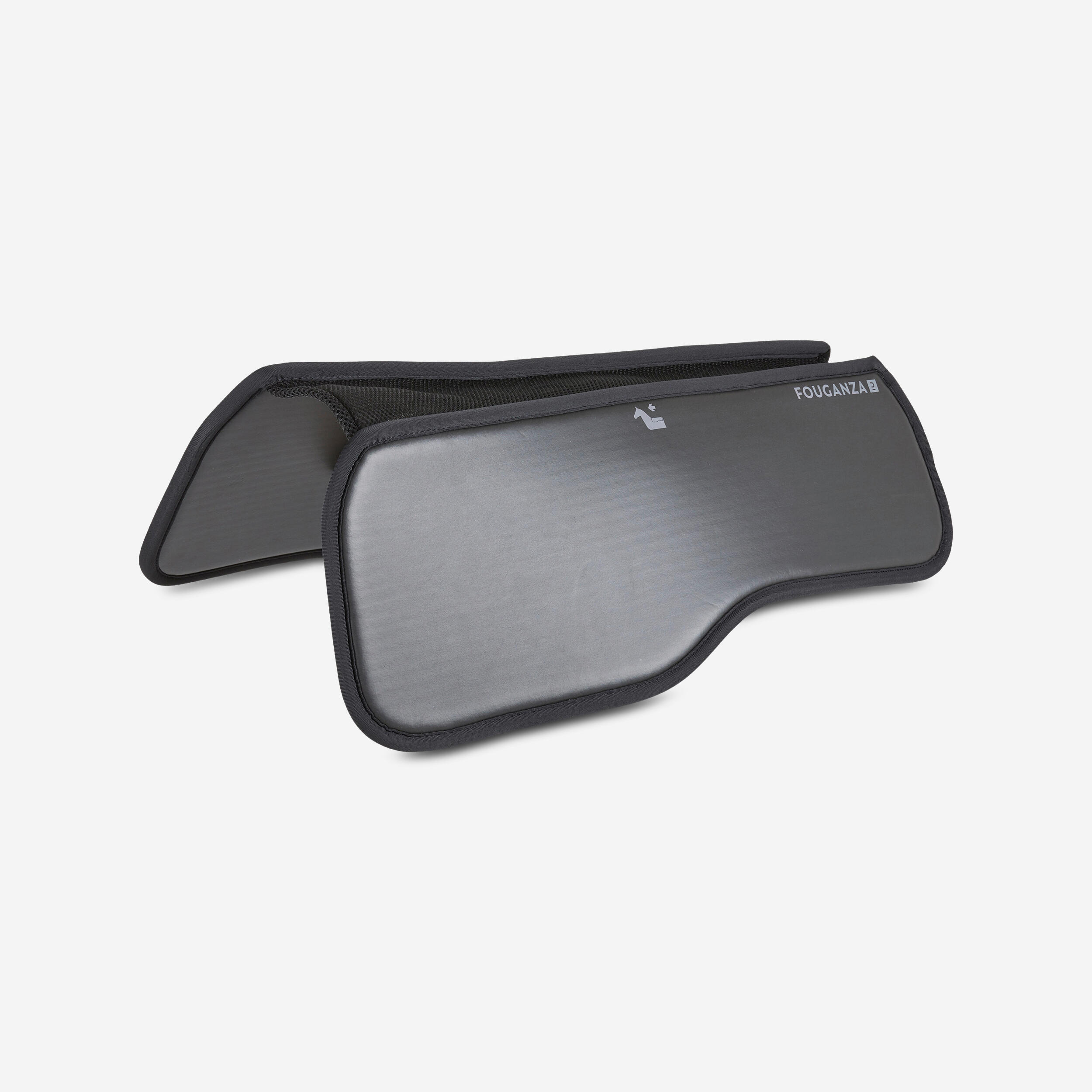 Fouganza Sattelpad 100 Schaumstoff Pony/Pferd schwarz