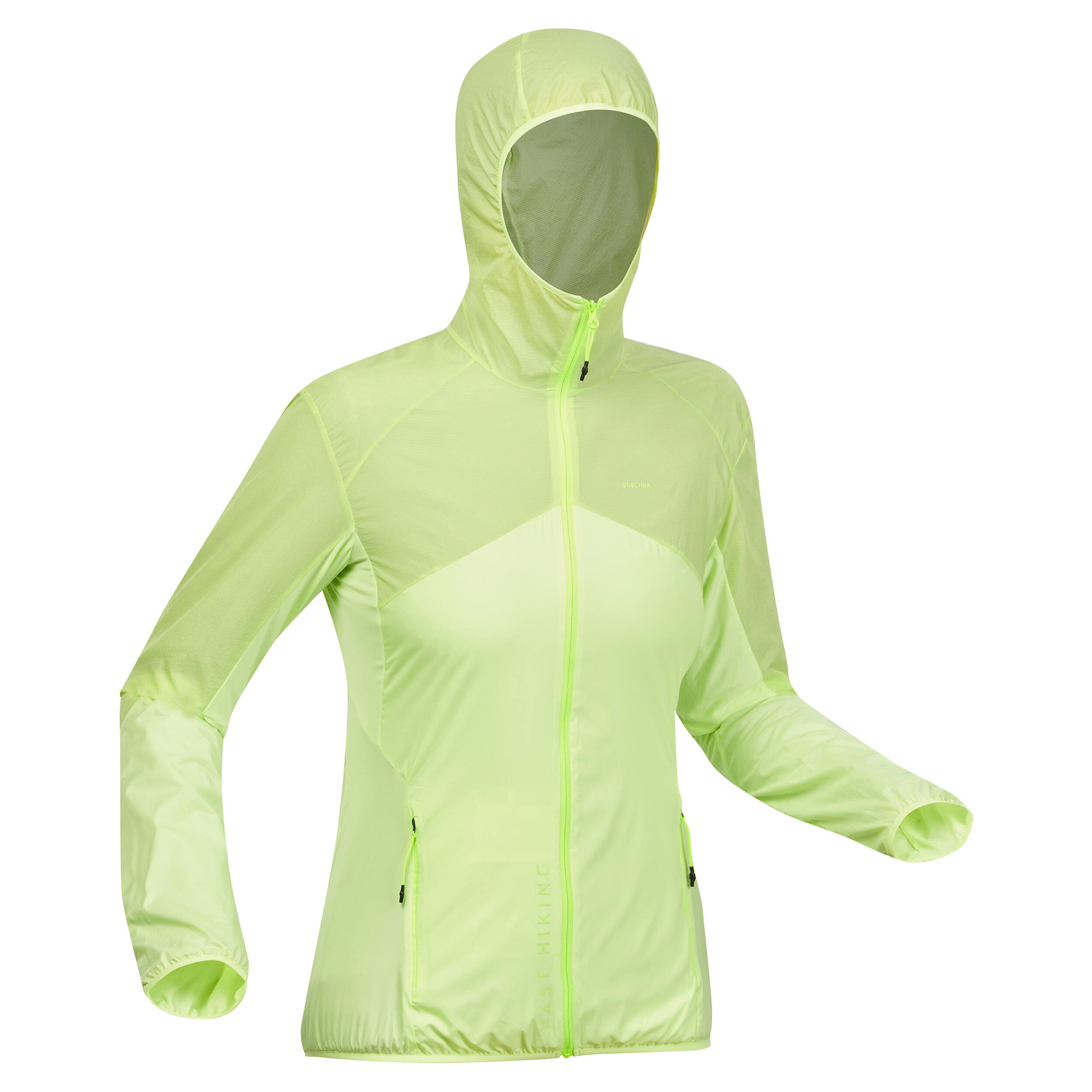 Quechua Windjacke Speed Hiking FH500 Helium ultraleicht Damen gelb