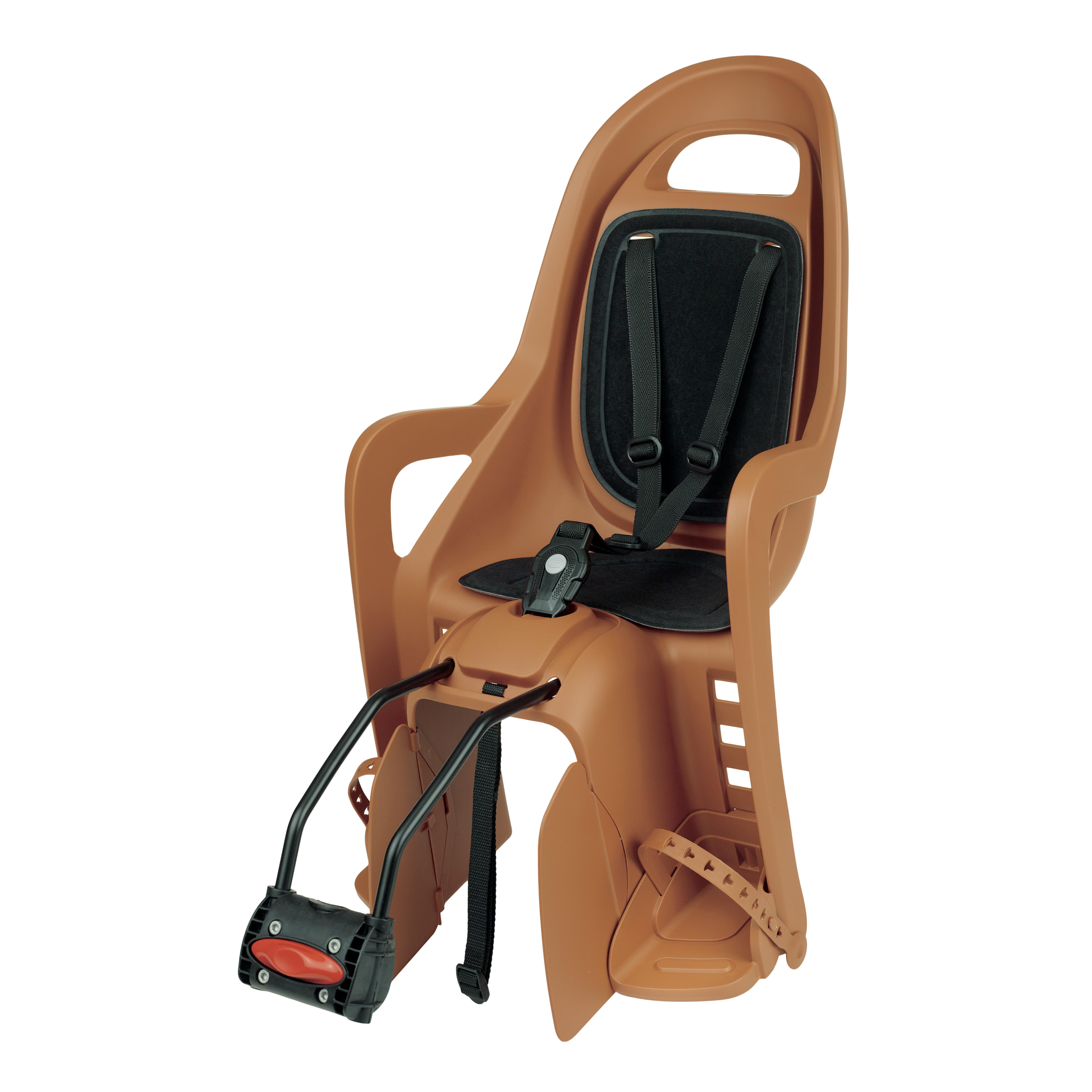 Polisport Fahrrad-Kindersitz Groovy Rahmenmontage caramel