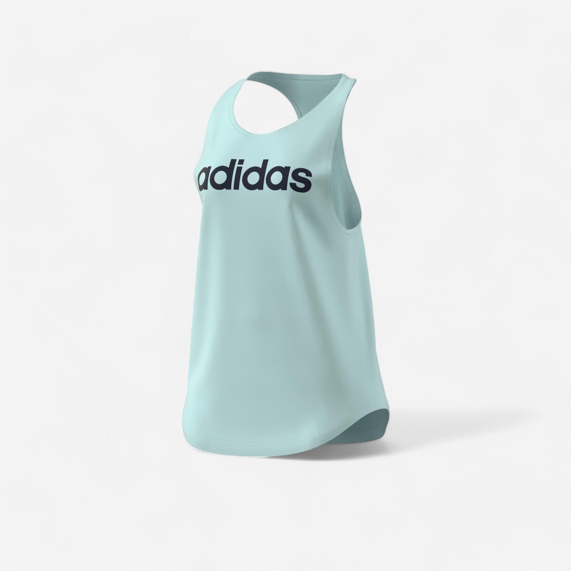 Adidas Top Adidas Linear Fitness Damen hellgrün