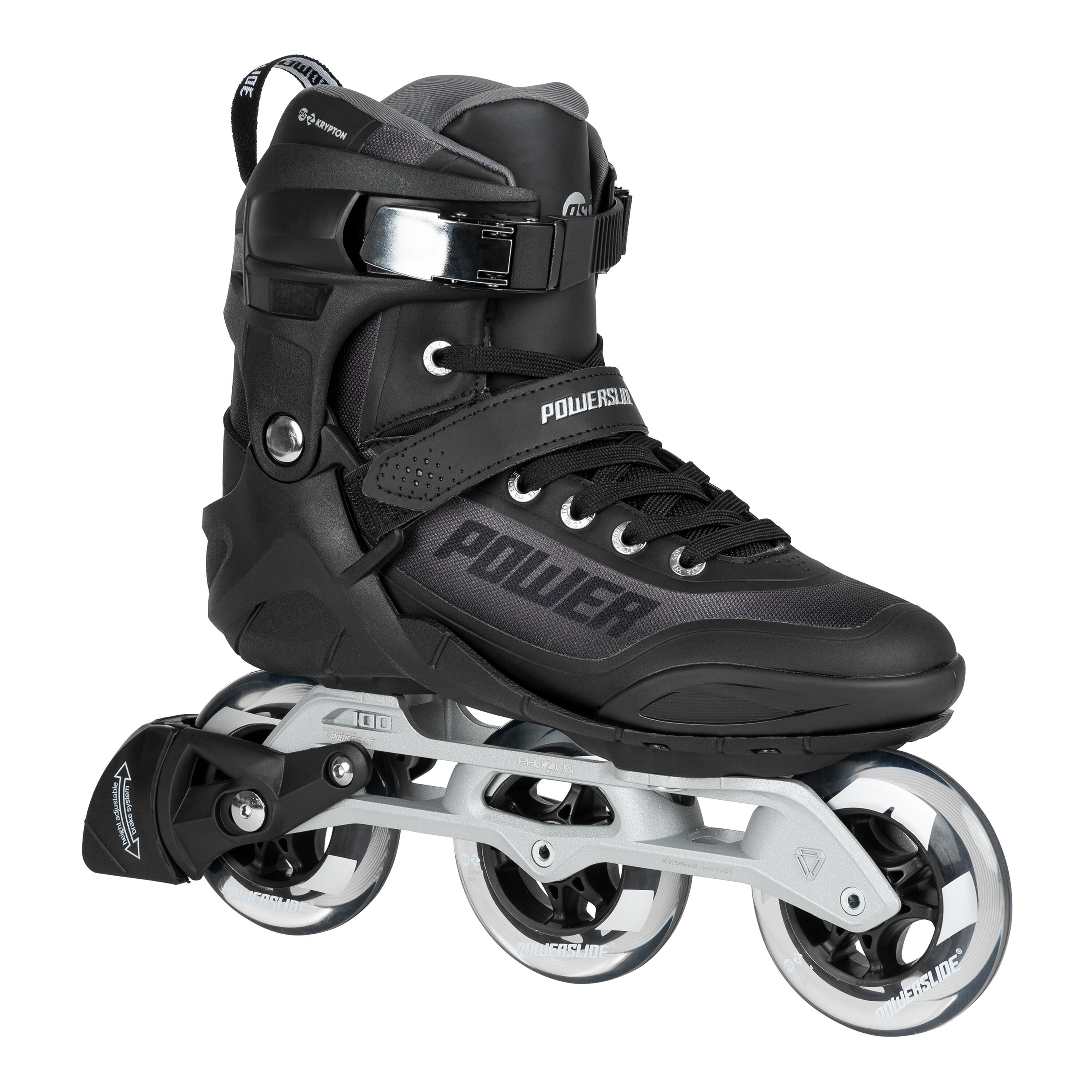 Powerslide Inline Skates Inliner Fitness Powerslide Phuzion Krypton Chrome 100 Erwachsene