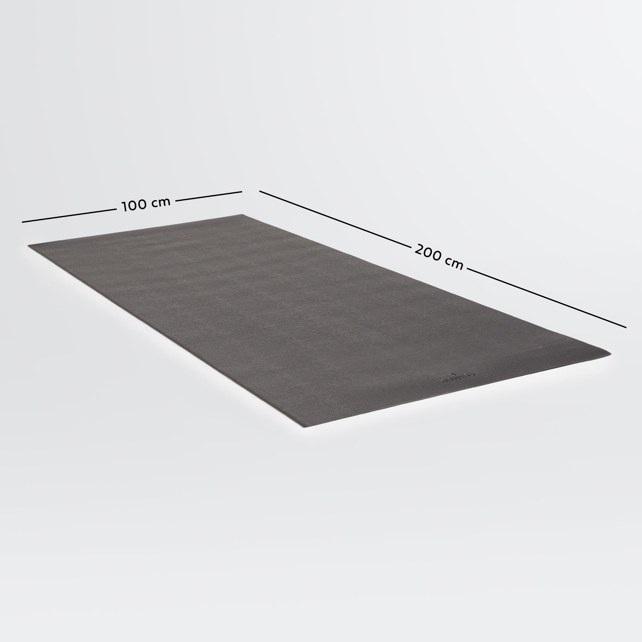 Domyos Bodenschutzmatte für Fitnessgeräte - Grösse L - 100 × 200 cm