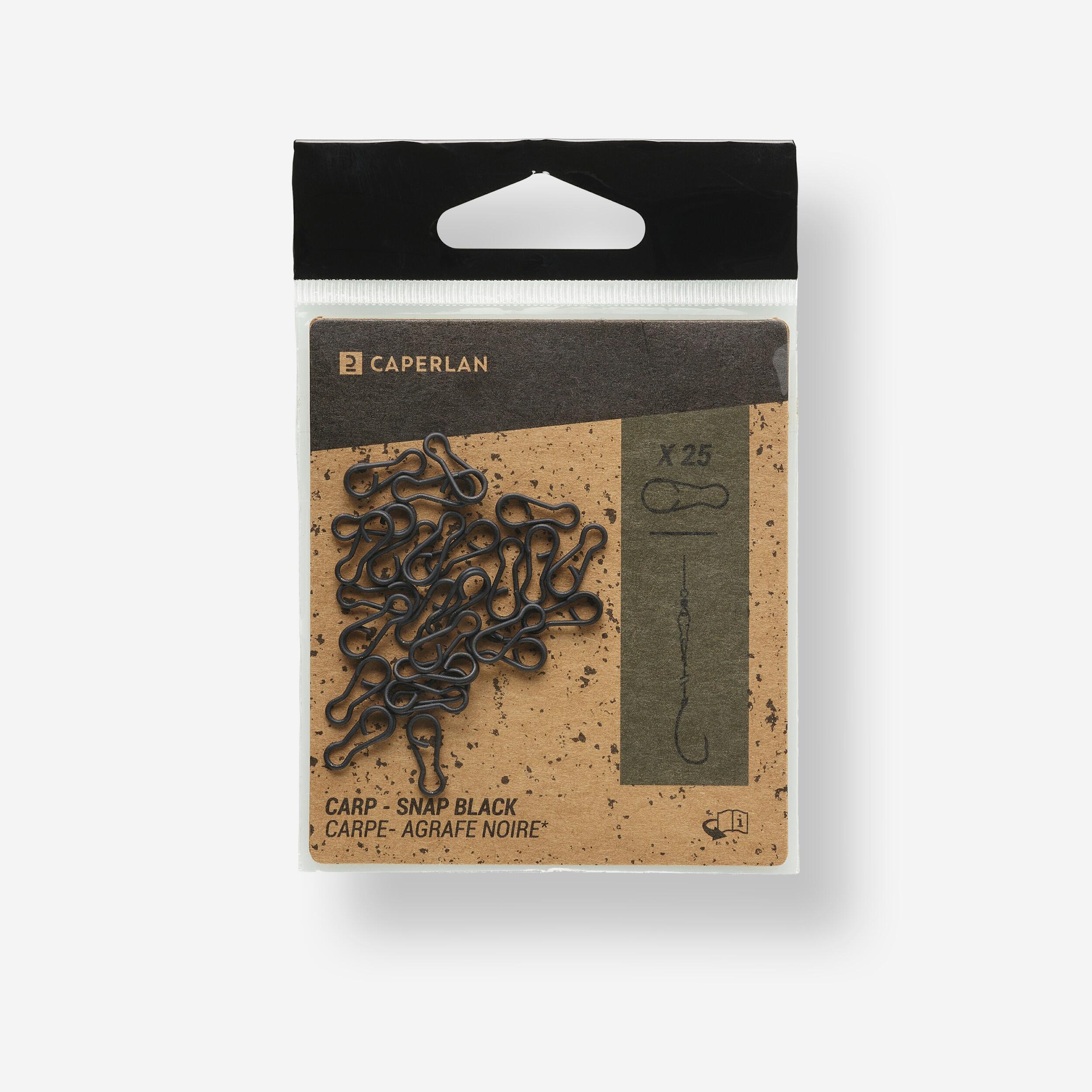 Caperlan Karabiner Snap Black 25 Stk.