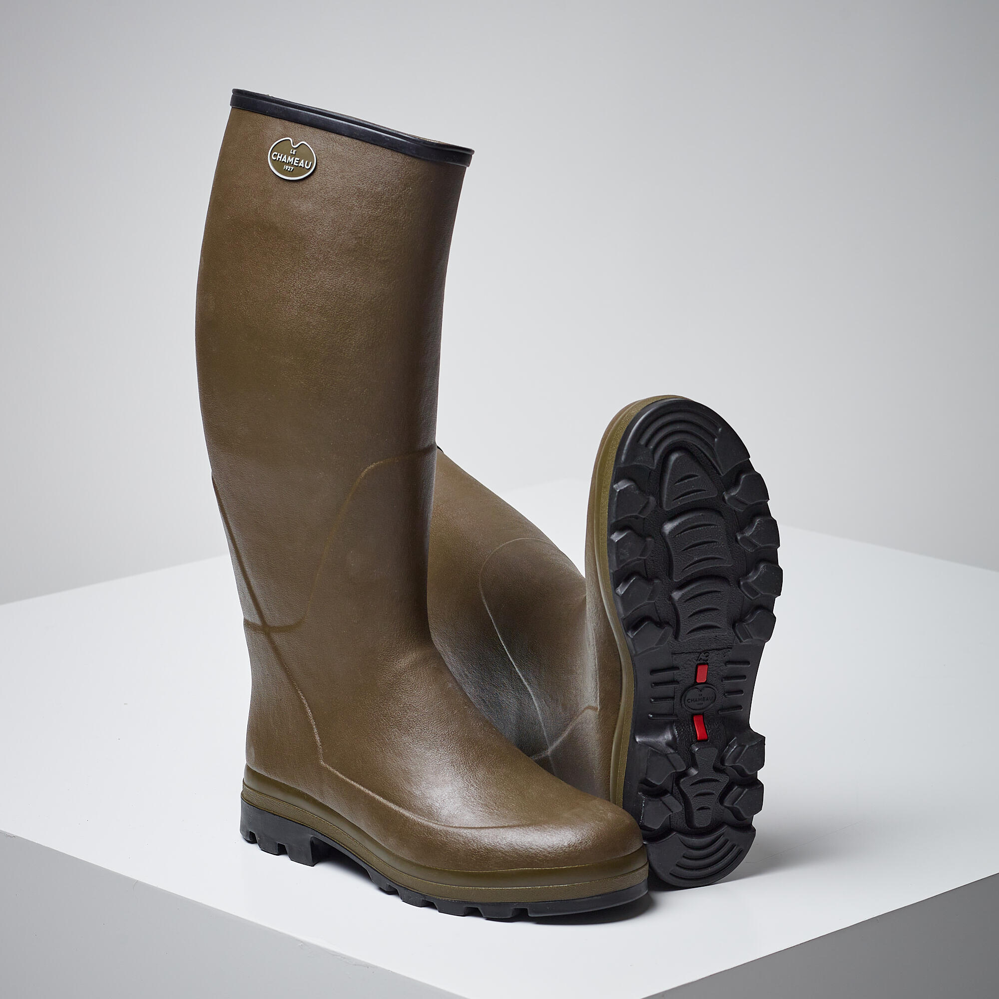 Le Chameau GUMMISTIEFEL LE CHAMEAU SAINT HUBERT LEDER EVO