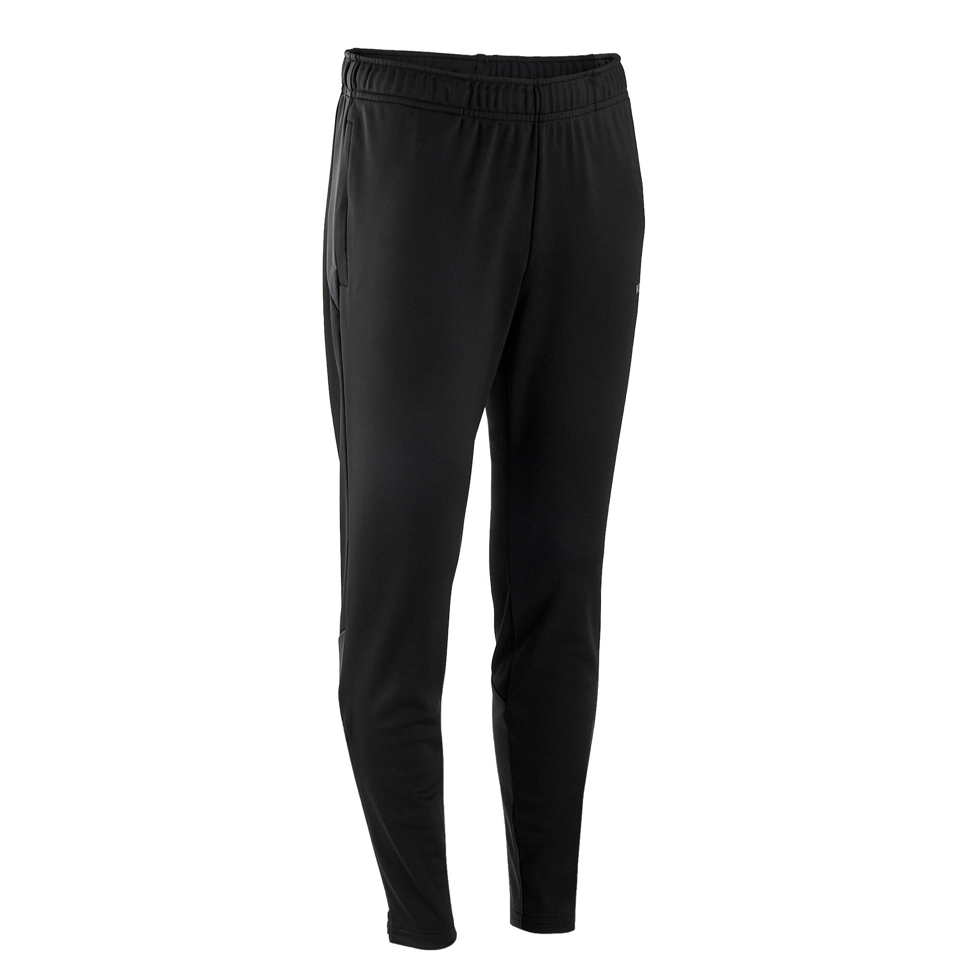 Kipsta Fussballhose VIRALTO Kinder schwarz/neongelb